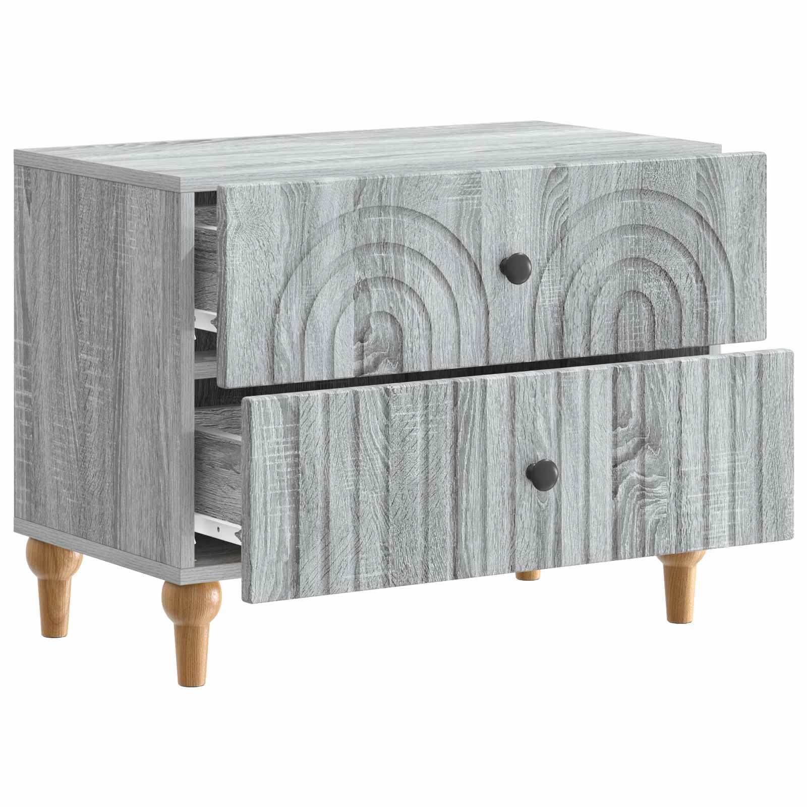 Noćni ormar Siva sonoma 62 x 34,5 x 48 cm Konstruirano drvo