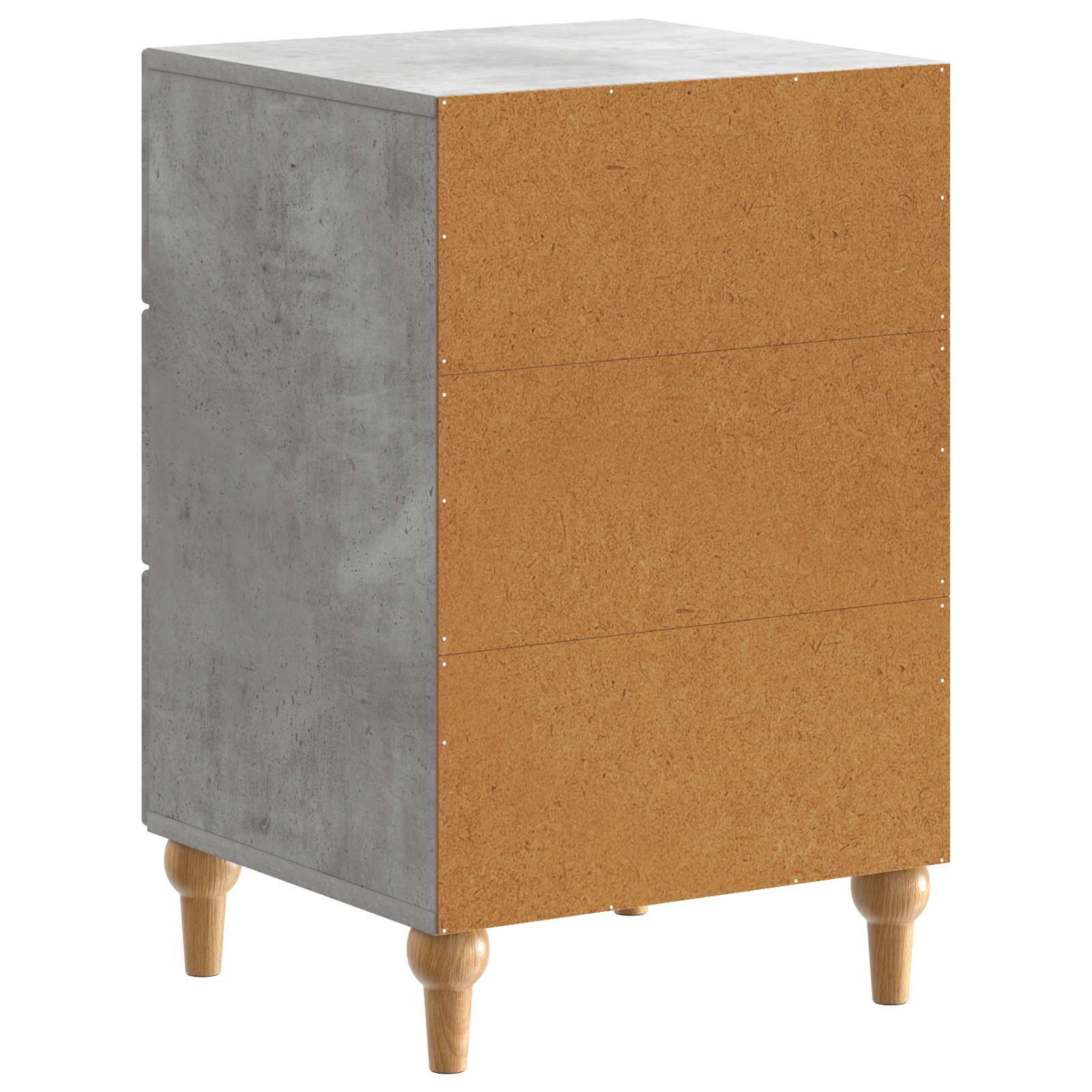 Noćni ormar Betonska siva 43x 41 x 66,5 cm Konstruirano drvo