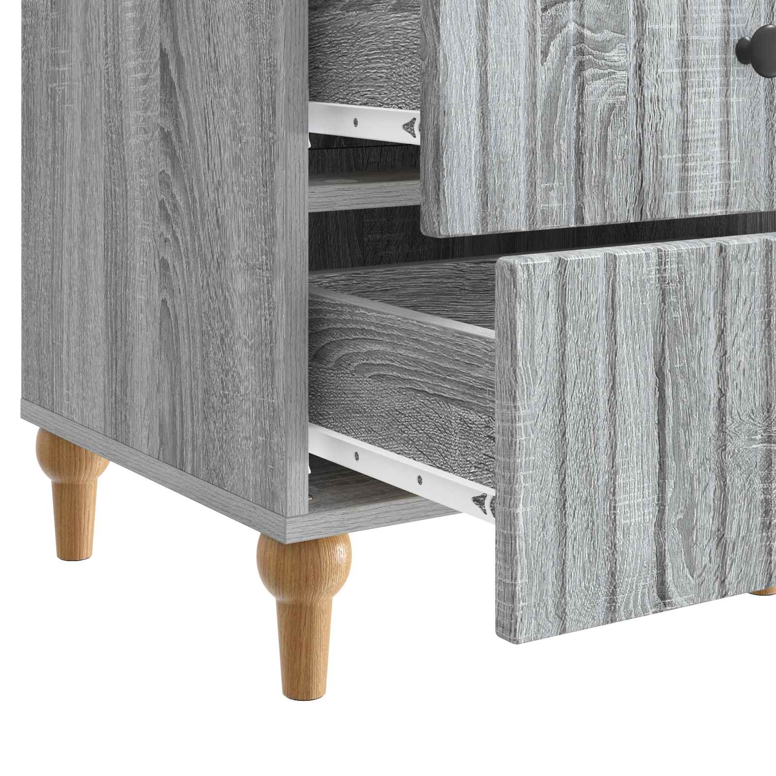Noćni ormar Siva sonoma 43x 41 x 66,5 cm Konstruirano drvo