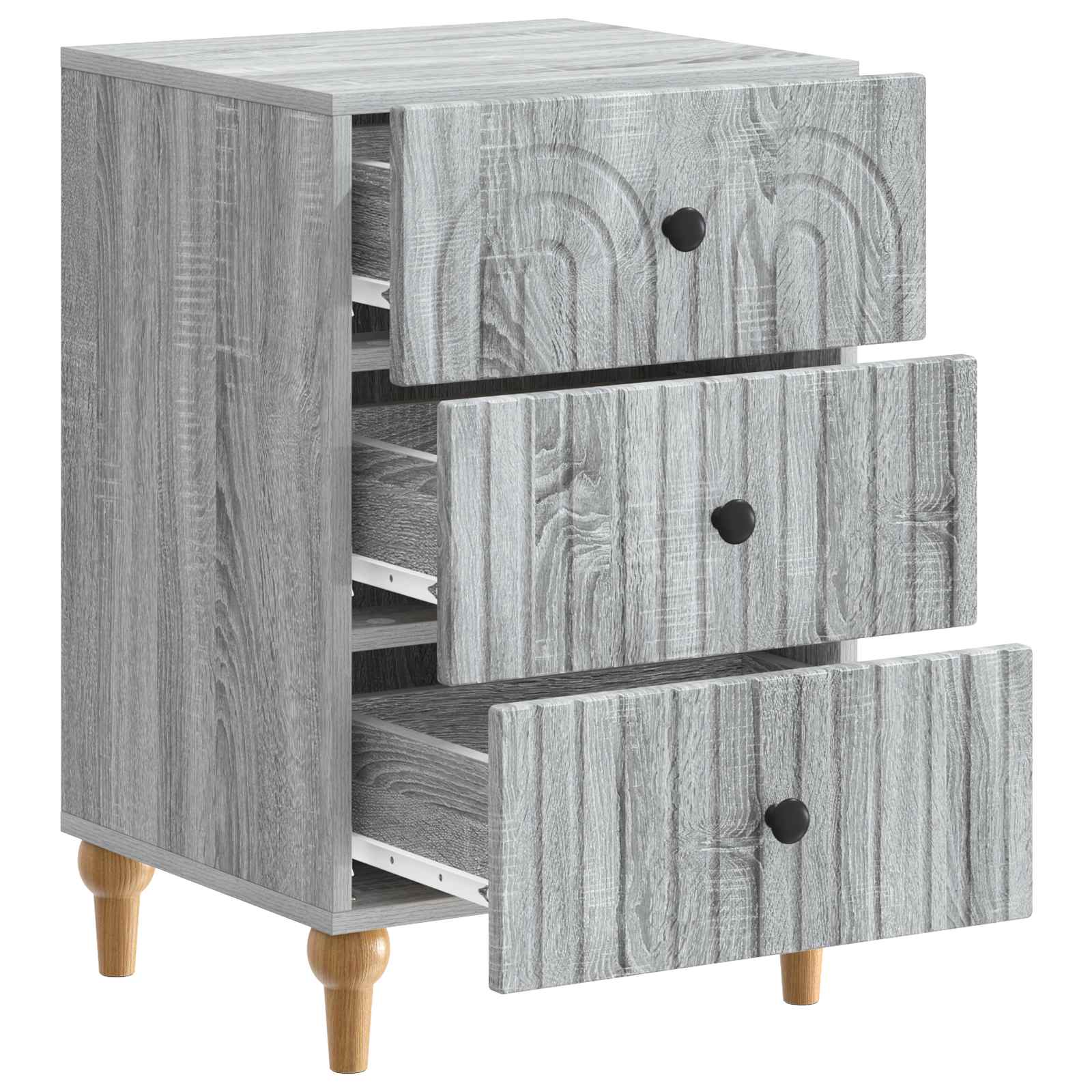 Noćni ormar Siva sonoma 43x 41 x 66,5 cm Konstruirano drvo