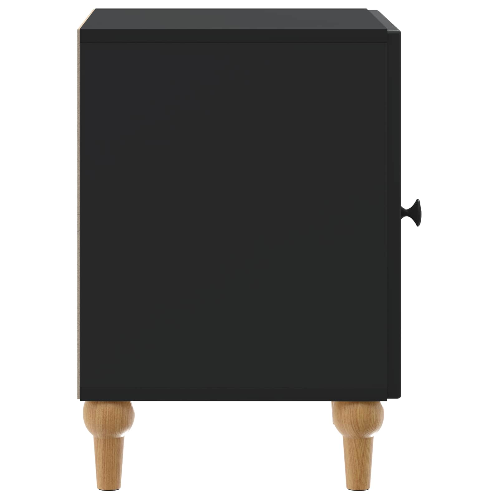 Noćni ormar Crna 43 x 34,5 x 50 cm Konstruirano drvo