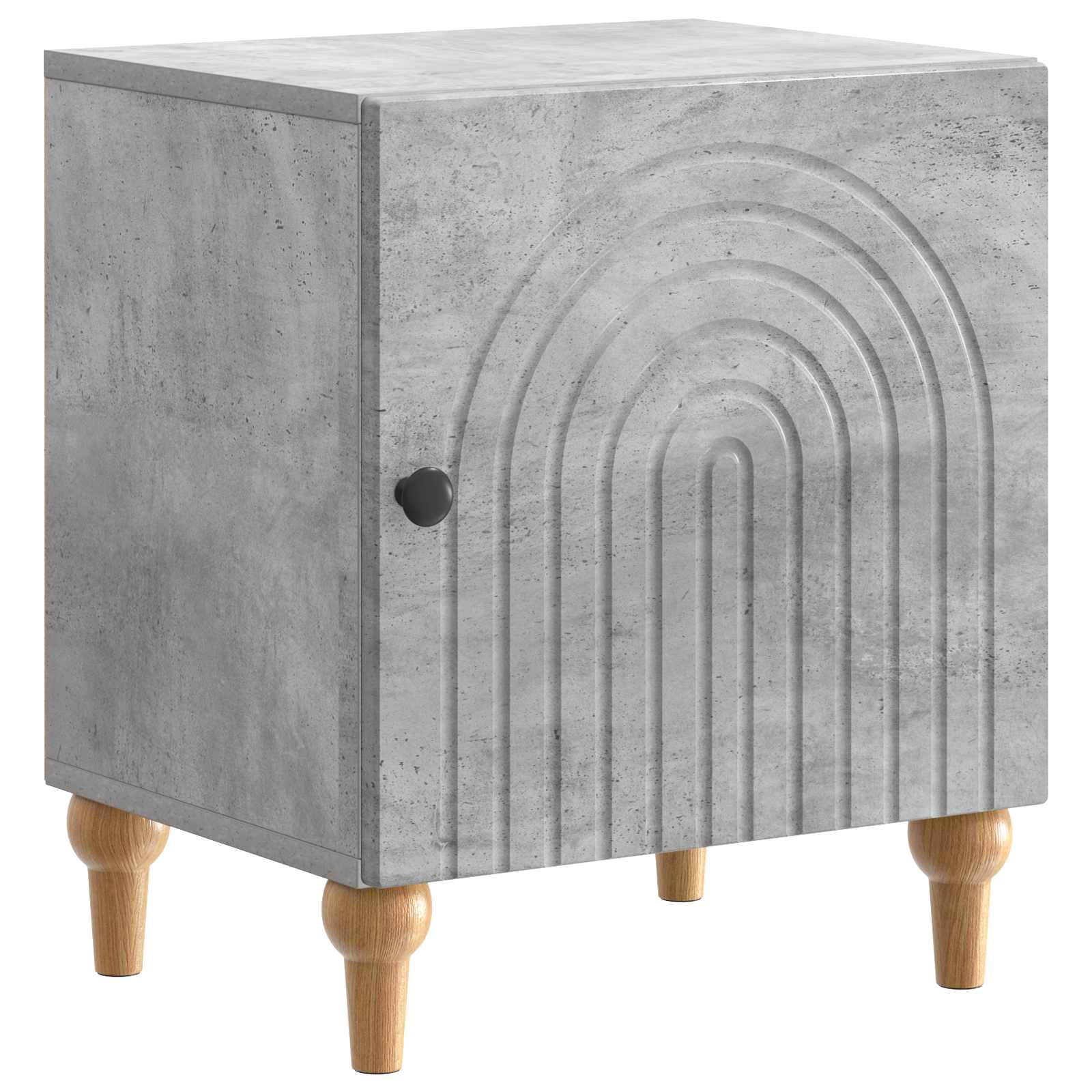 Noćni ormar 2 pcs Betonska siva 43 x 34,5 x 50 cm