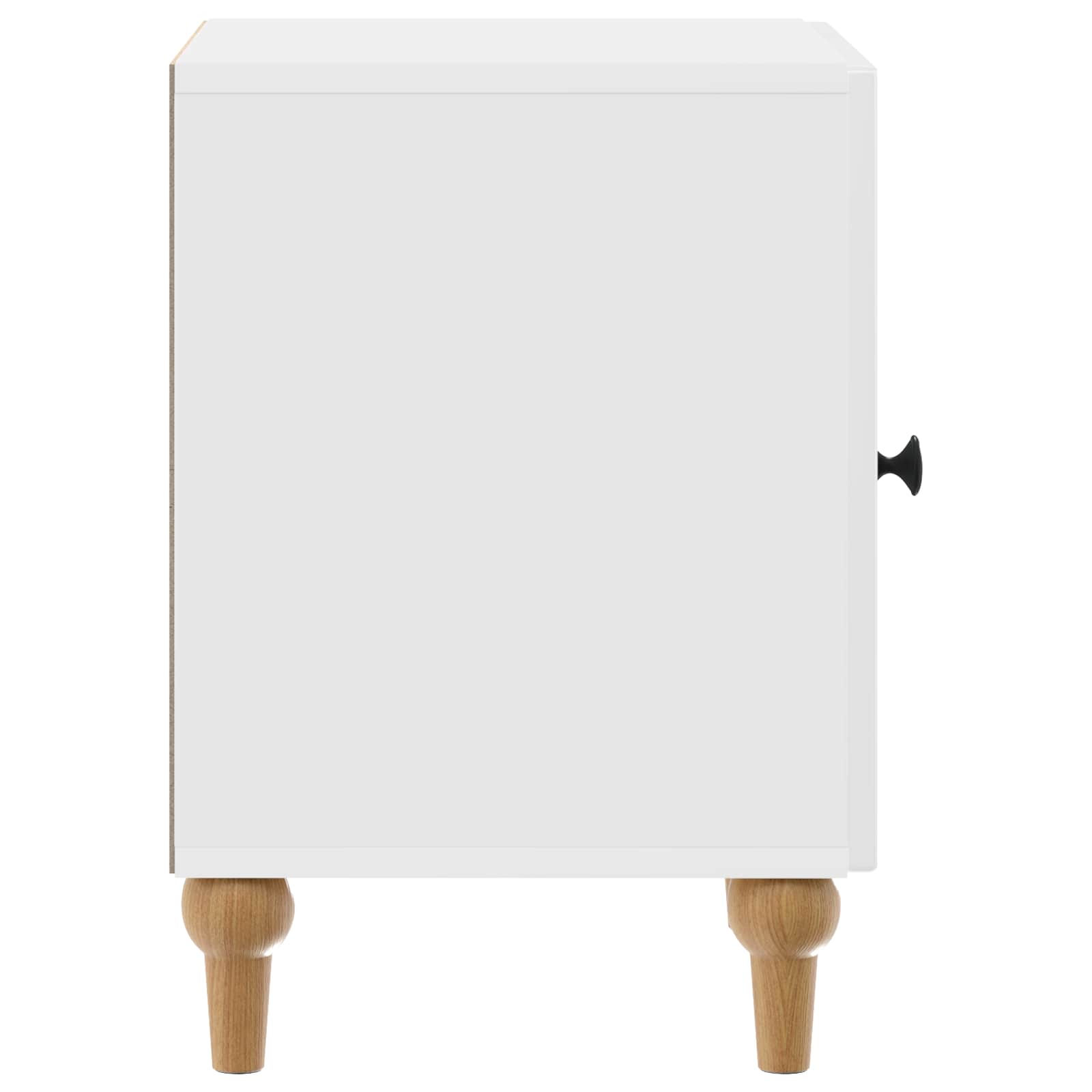 Noćni ormar 2 pcs Bijela visokog sjaja 43 x 34,5 x 50 cm