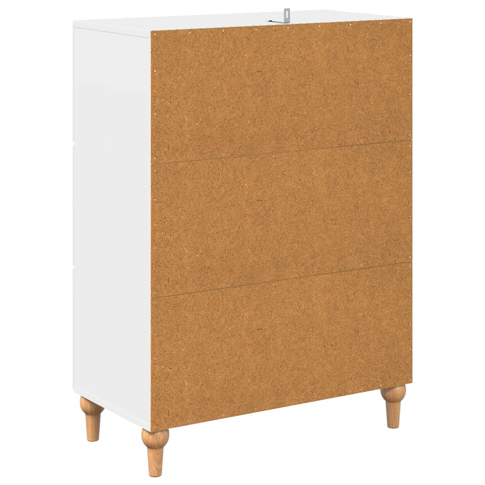 Ormar s ladicama Bijela 66 x 34,5 x 90 cm Konstruirano drvo