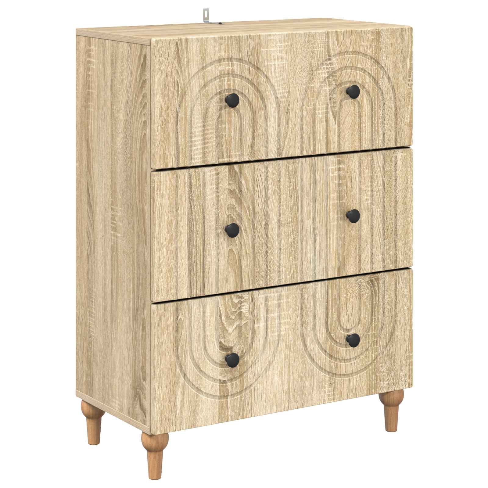 Ormar s ladicama Hrast sonoma 66 x 34,5 x 90 cm