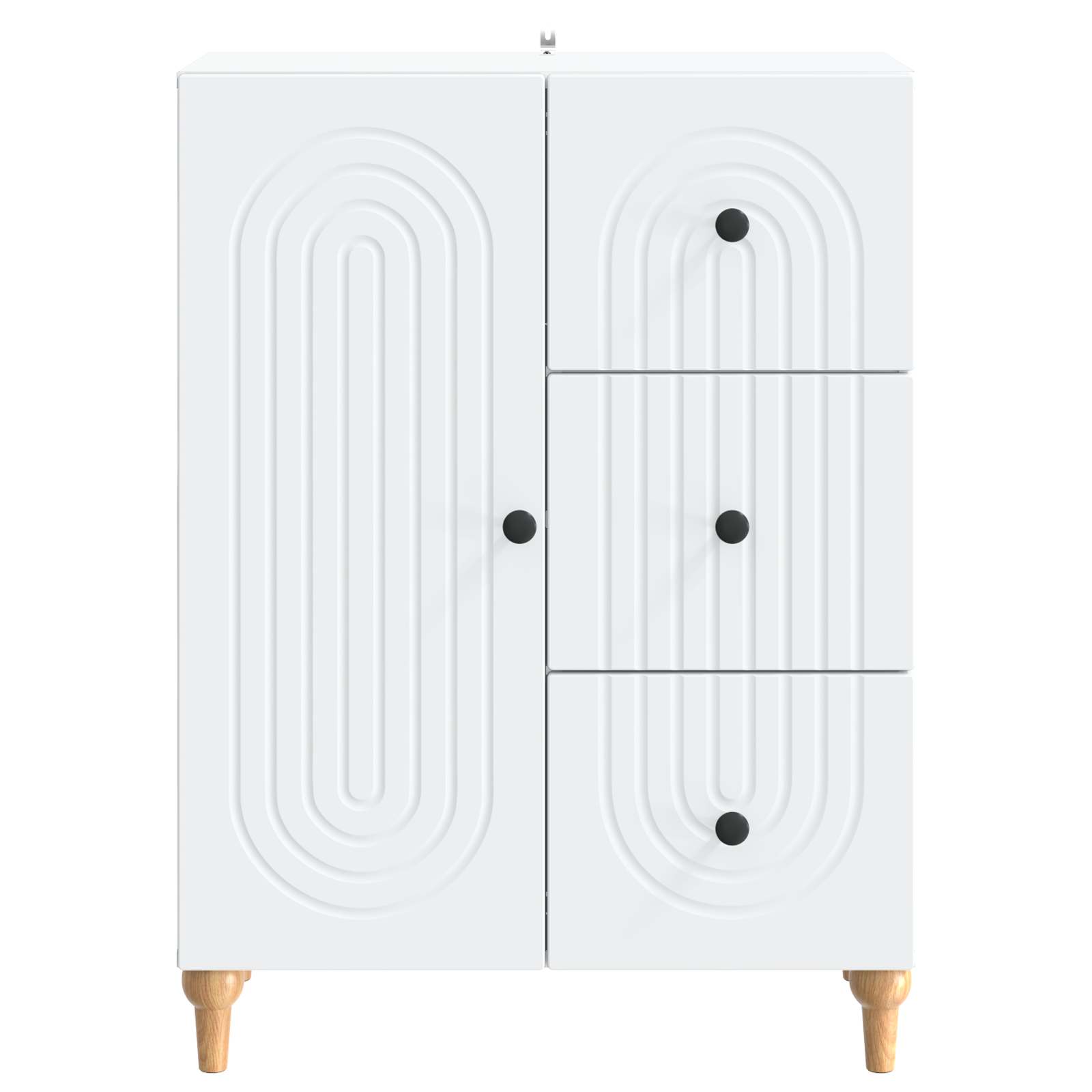 Kreveta s ladicama Bijela 66 x 34,5 x 90 cm Konstruirano drvo