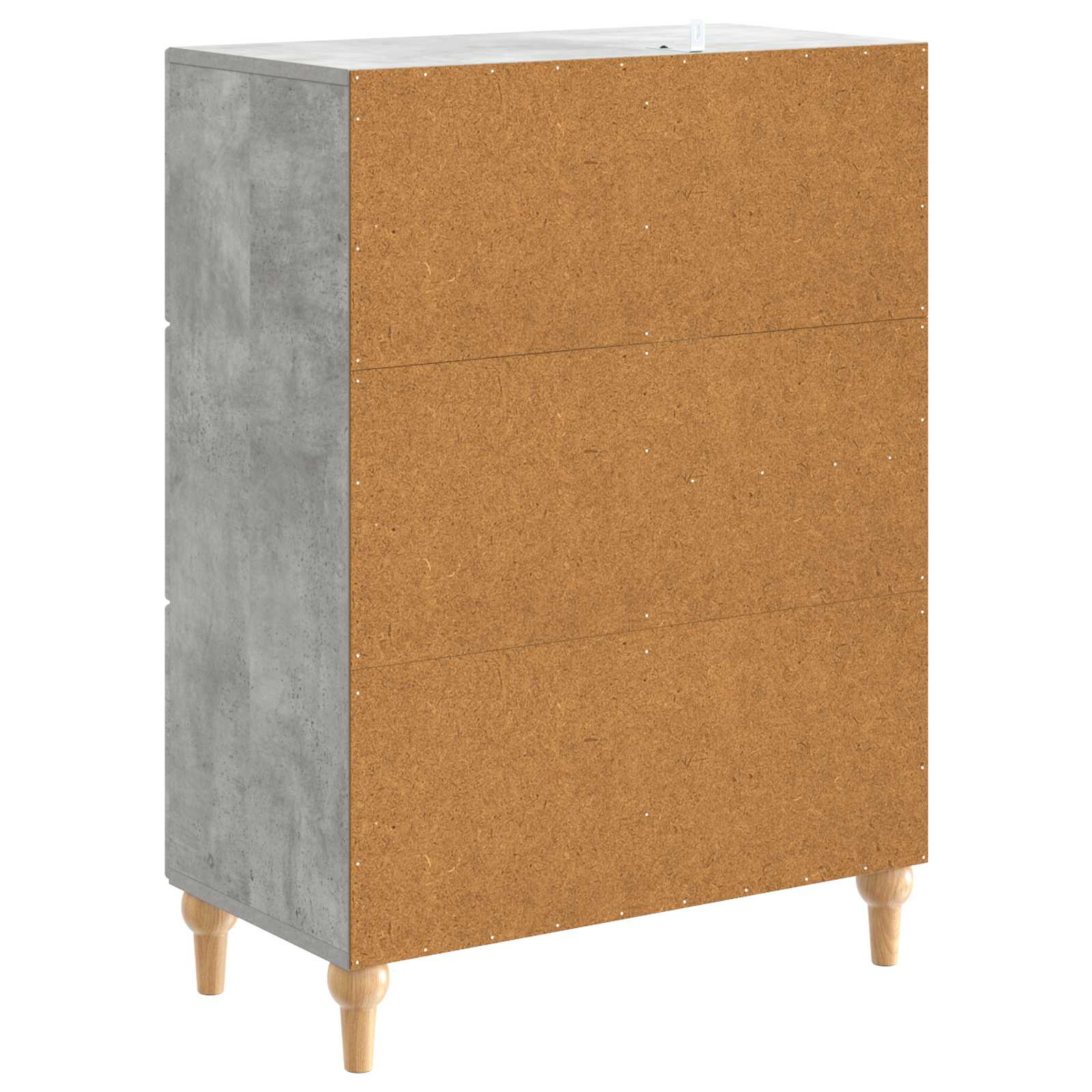 Kreveta Betonska siva 66 x 34,5 x 90 cm Konstruirano drvo