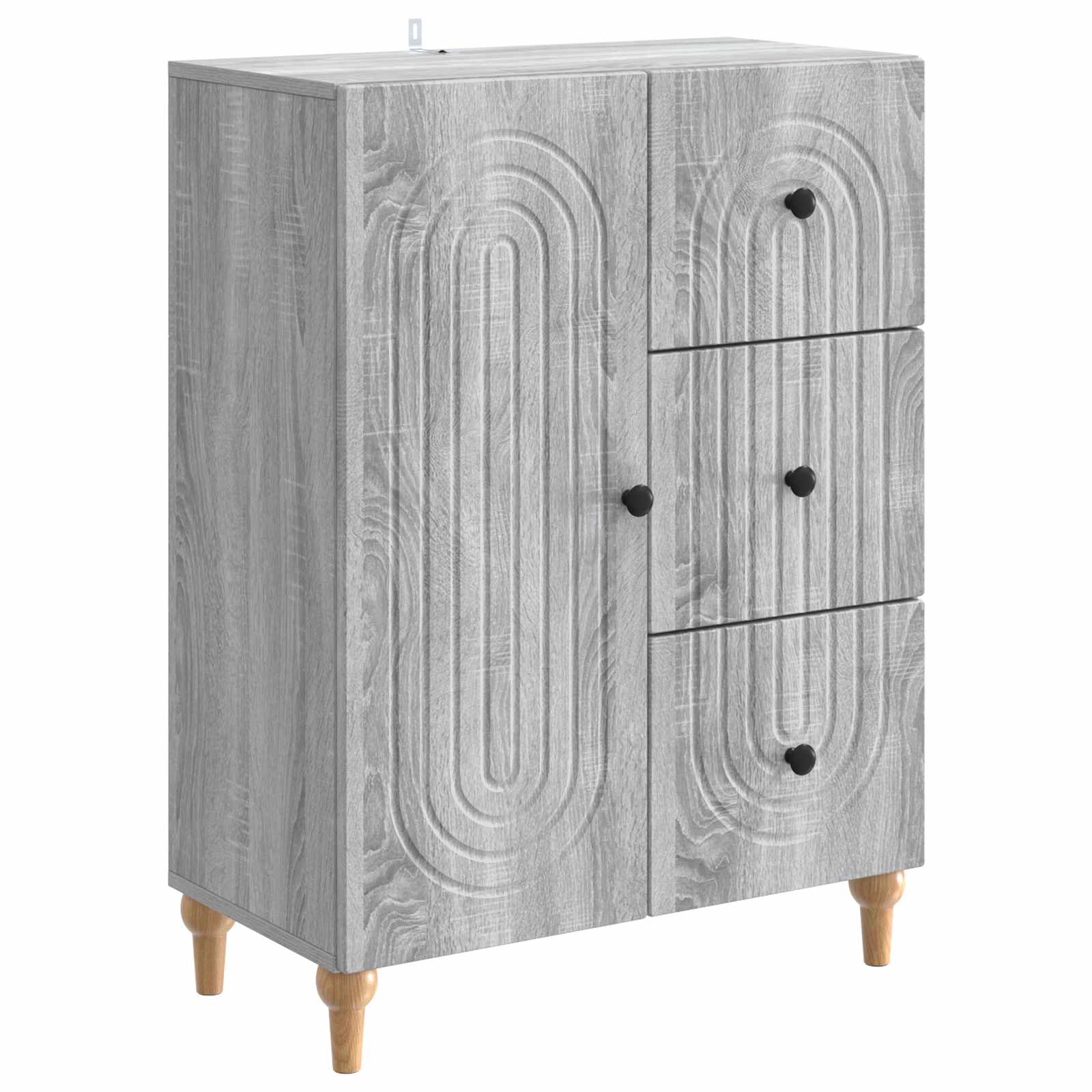 Kreveta Siva sonoma 66 x 34,5 x 90 cm Konstruirano drvo