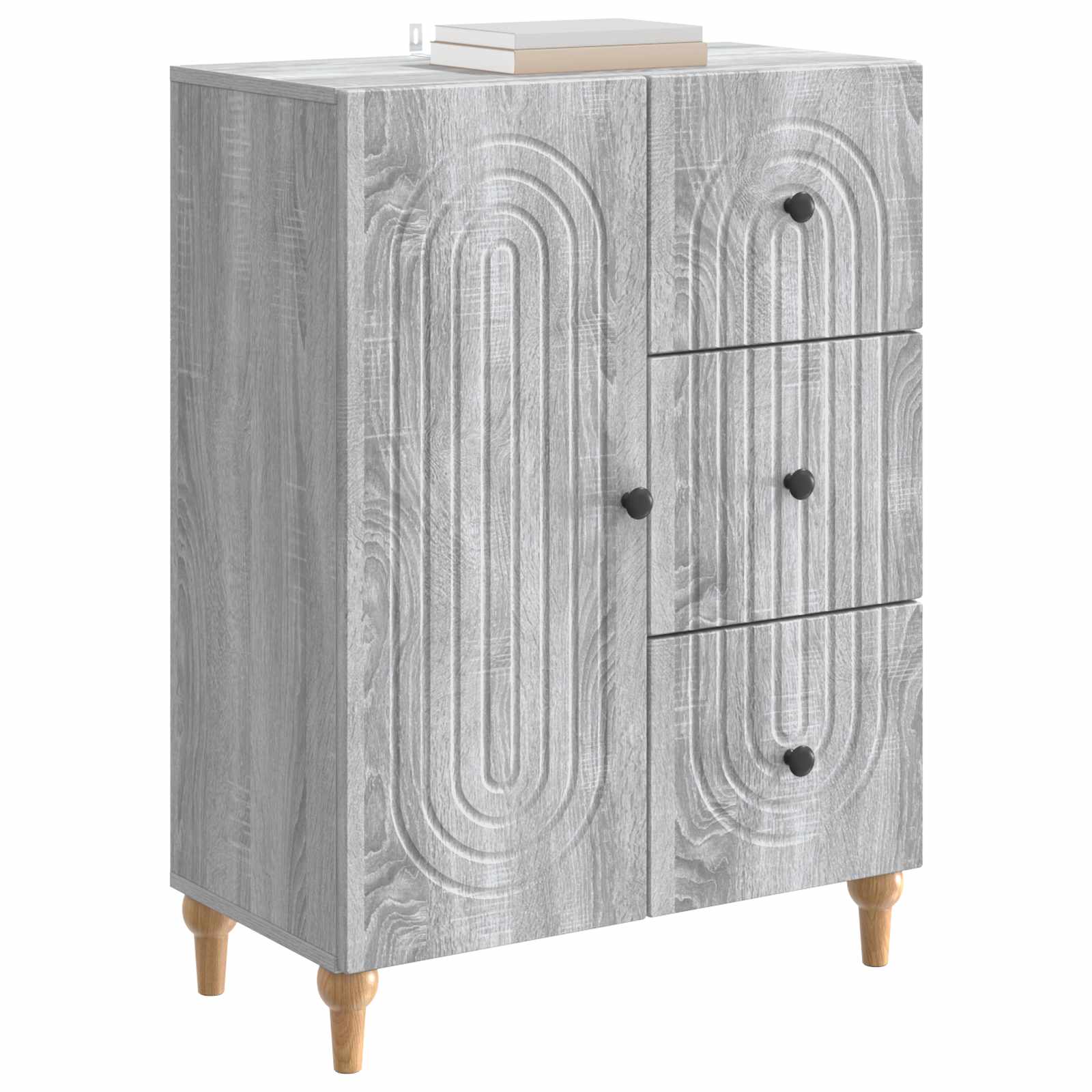 Kreveta Siva sonoma 66 x 34,5 x 90 cm Konstruirano drvo