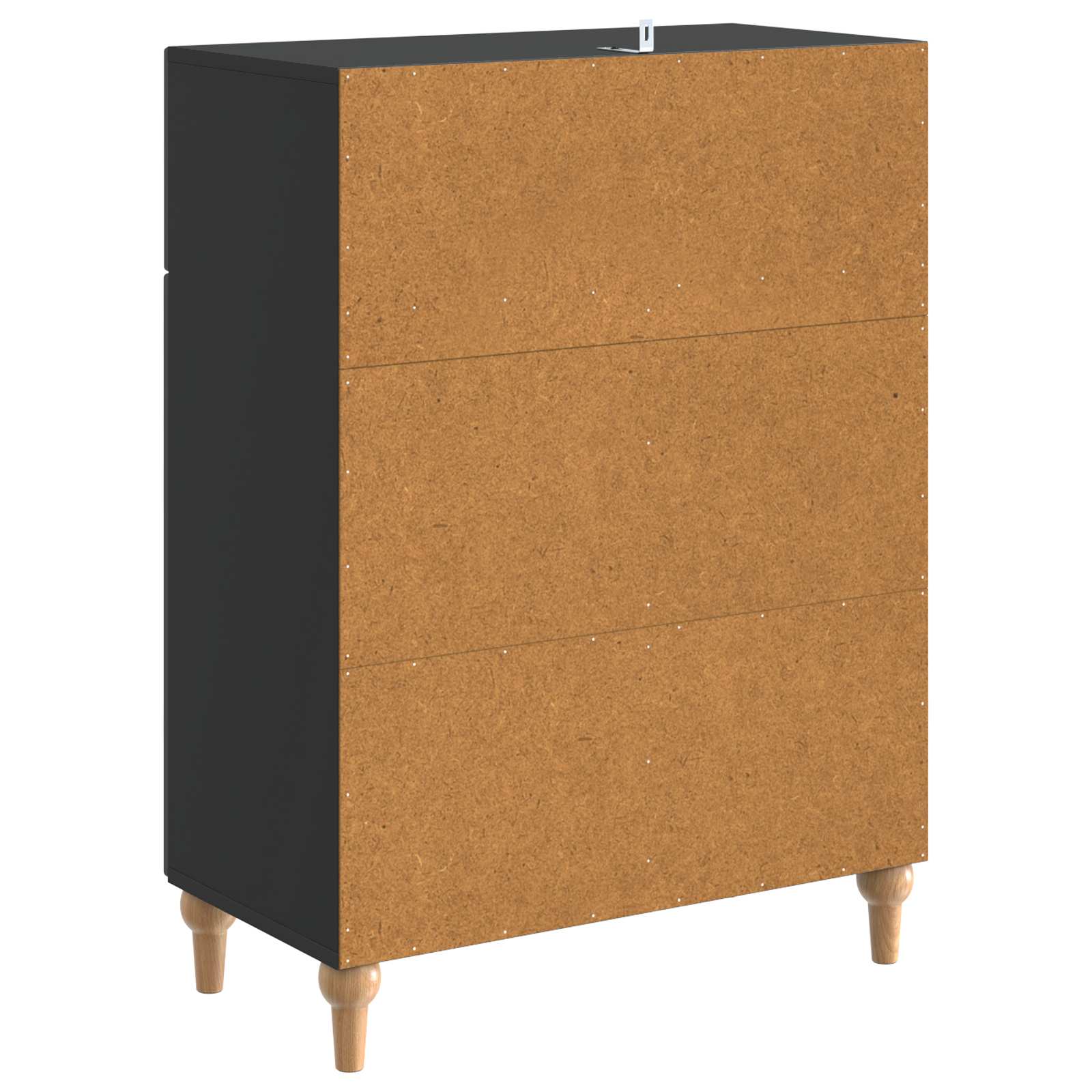 Kreveta s ladicama Crna 66 x 34,5 x 90 cm Konstruirano drvo
