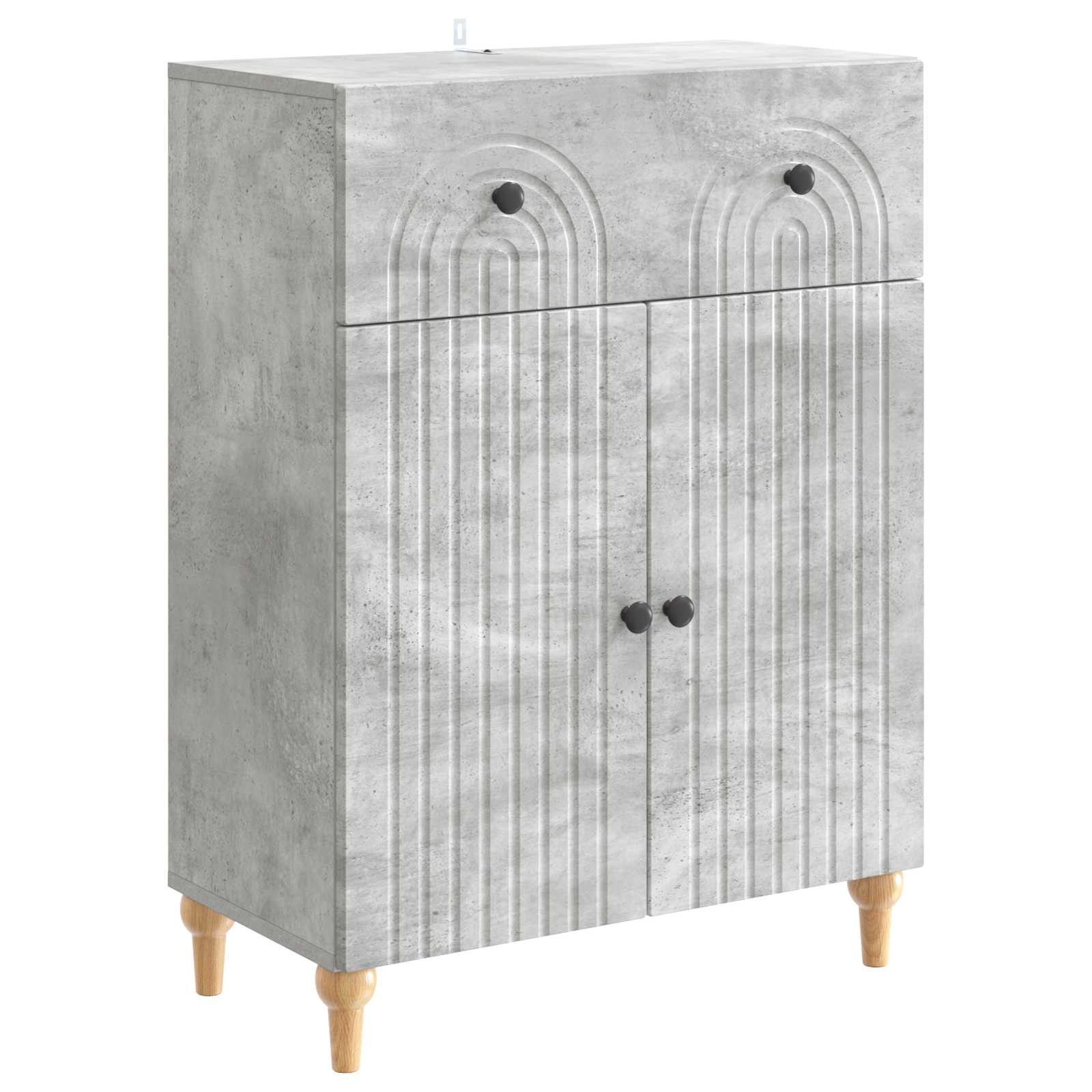 Kreveta Betonska siva 66 x 34,5 x 90 cm Konstruirano drvo