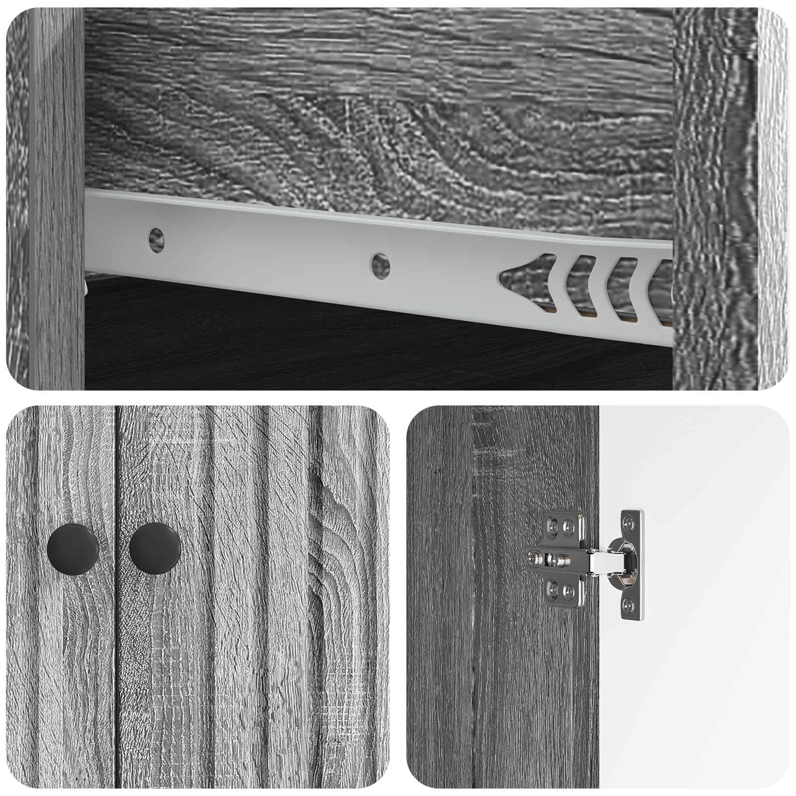 Kreveta Siva sonoma 66 x 34,5 x 90 cm Konstruirano drvo