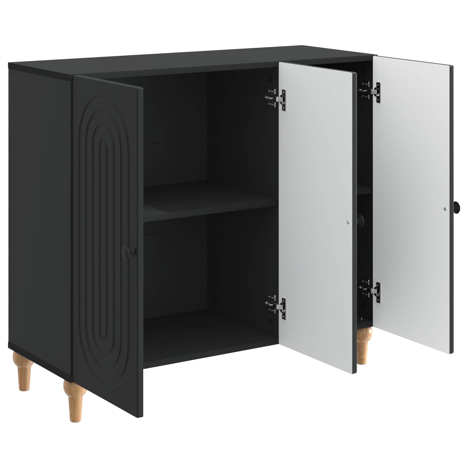 Kreveta Crna 89 x 34,5 x 80 cm Konstruirano drvo