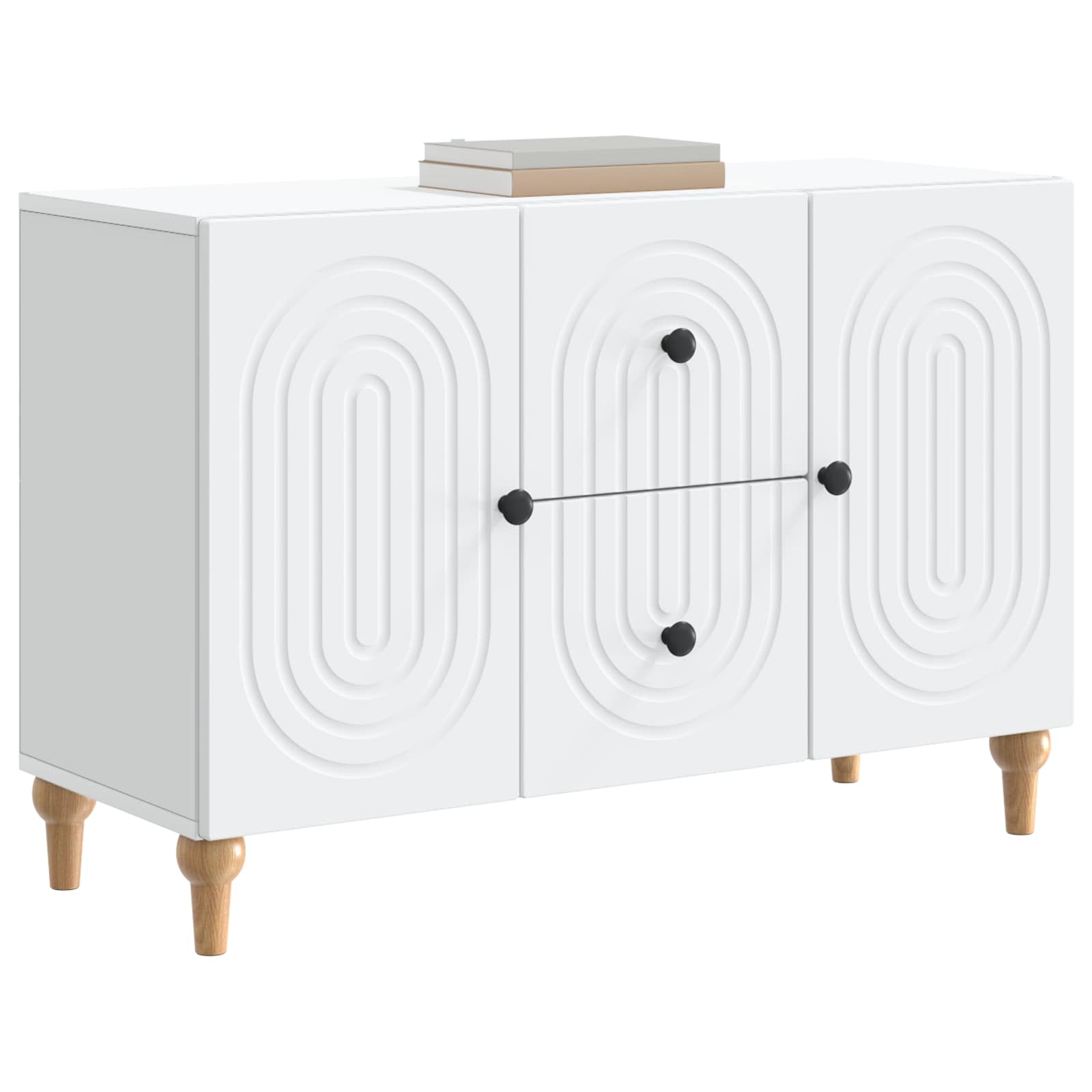 TV ormar s ladicama Bijela 89 x 34,5 x 60 cm Konstruirano drvo