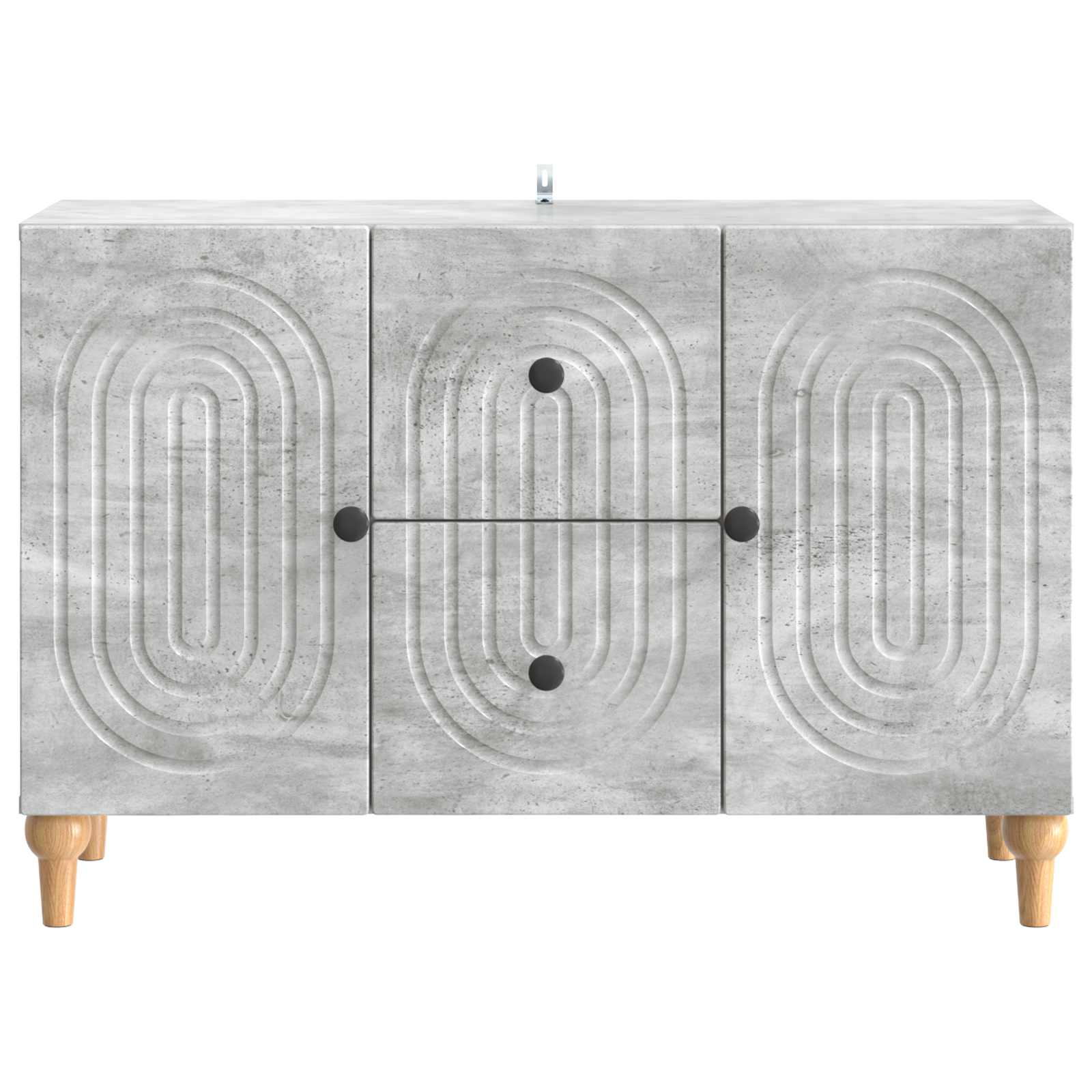 TV ormar Betonska siva 89 x 34,5 x 60 cm Konstruirano drvo
