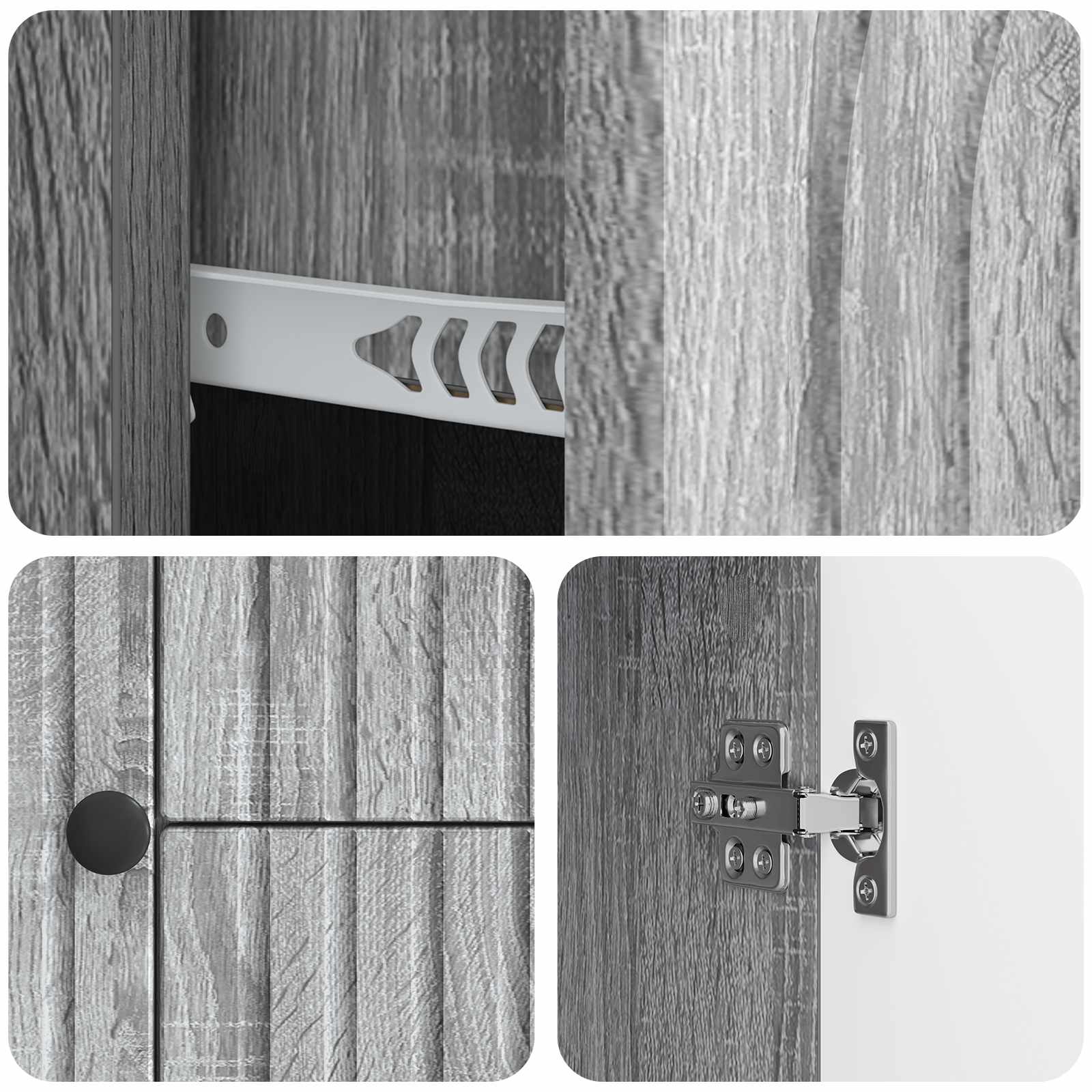 TV ormar Siva sonoma 89 x 34,5 x 60 cm Konstruirano drvo