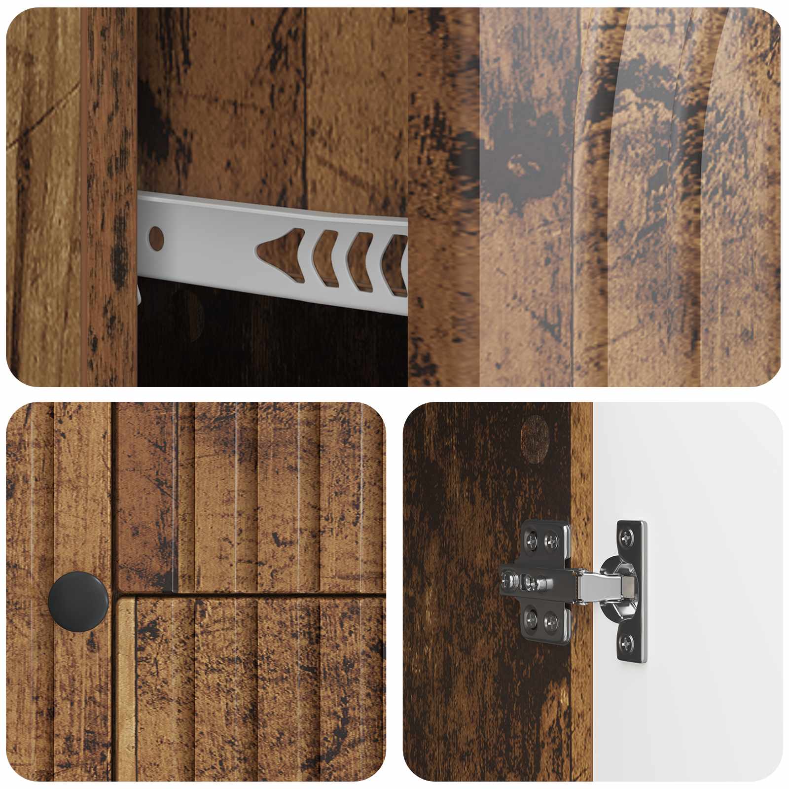 TV ormar Staro drvo 89 x 34,5 x 60 cm Konstruirano drvo