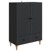 Kreveta s ladicama Crna 66 x 34,5 x 95 cm Konstruirano drvo