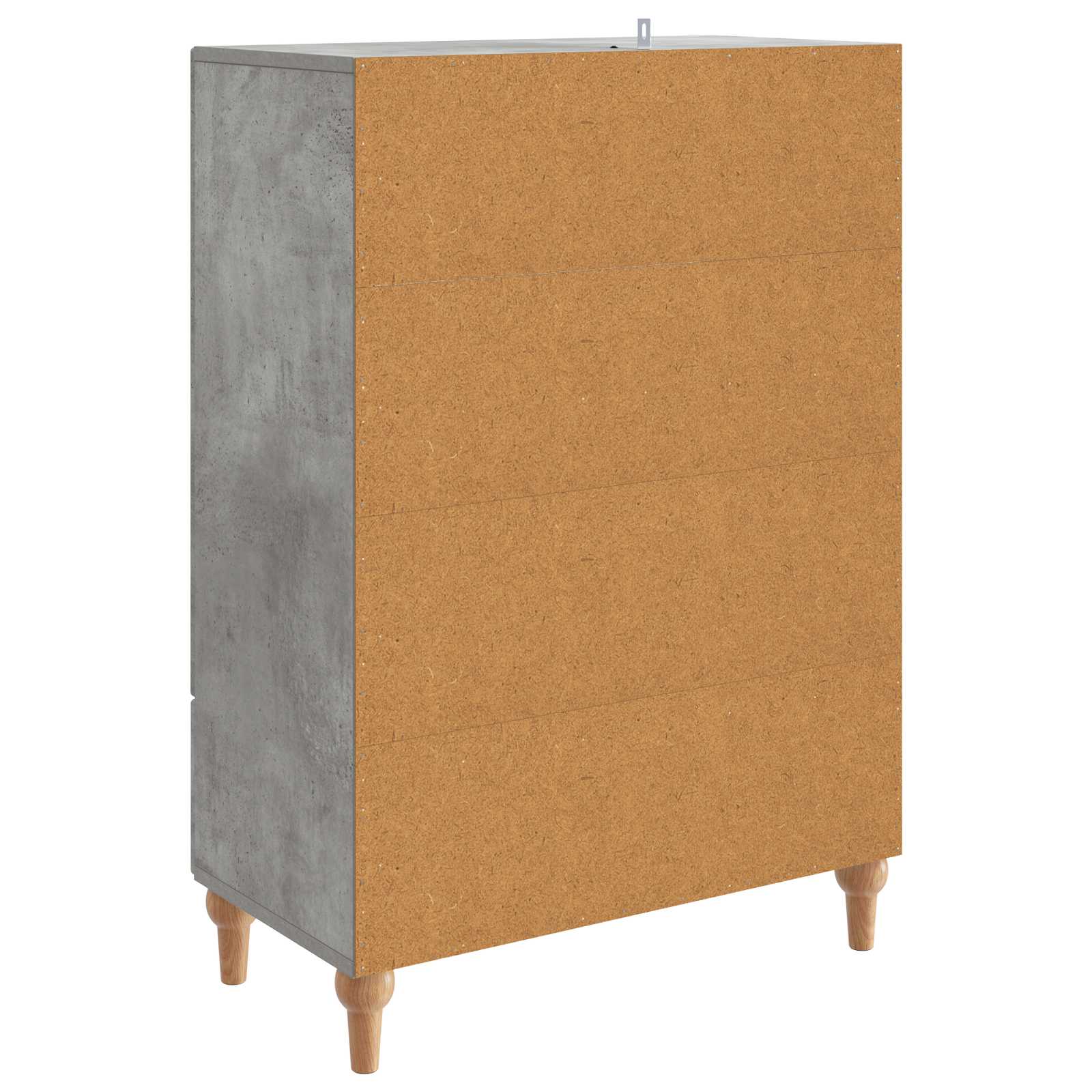 Kreveta Betonska siva 66 x 34,5 x 95 cm Konstruirano drvo