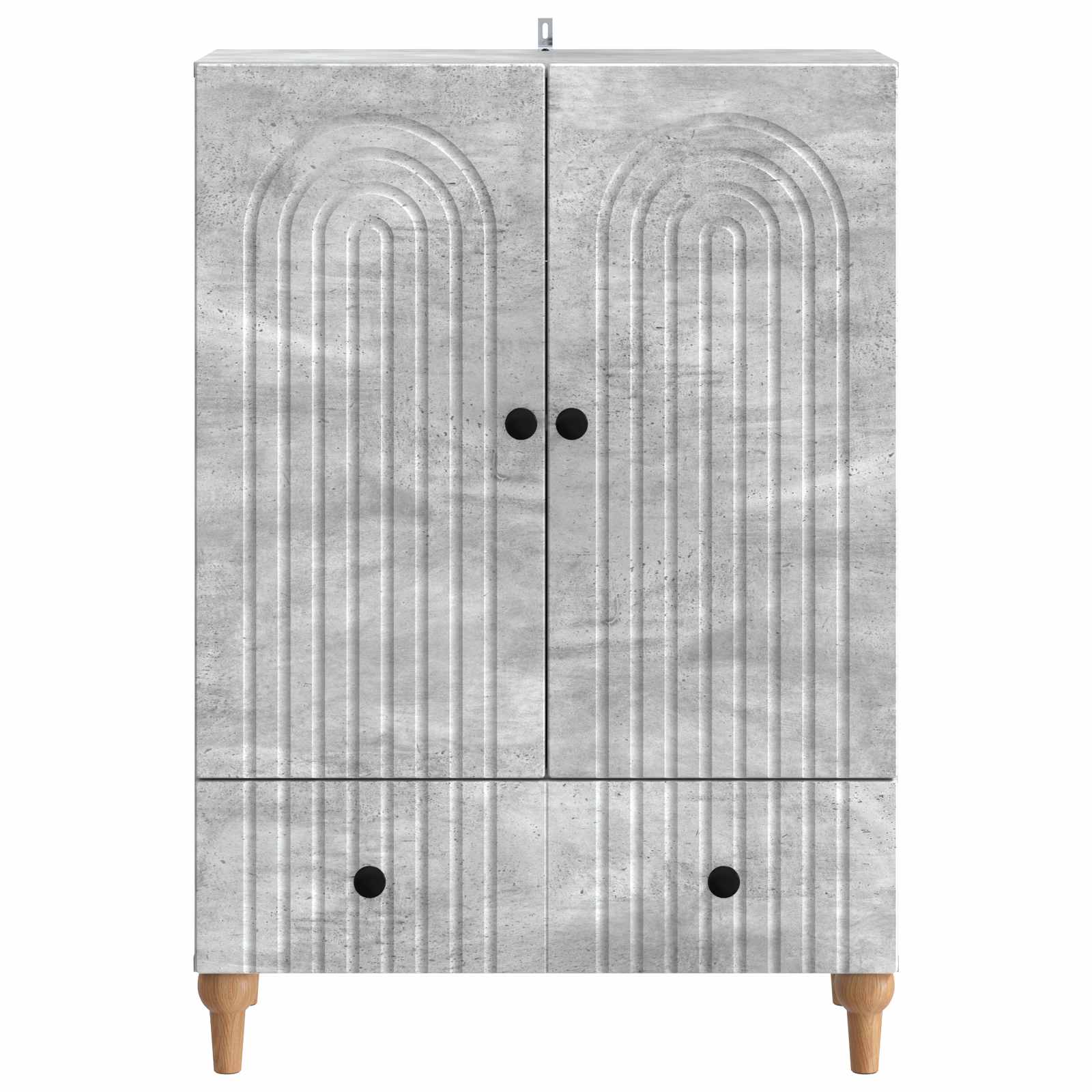 Kreveta Betonska siva 66 x 34,5 x 95 cm Konstruirano drvo