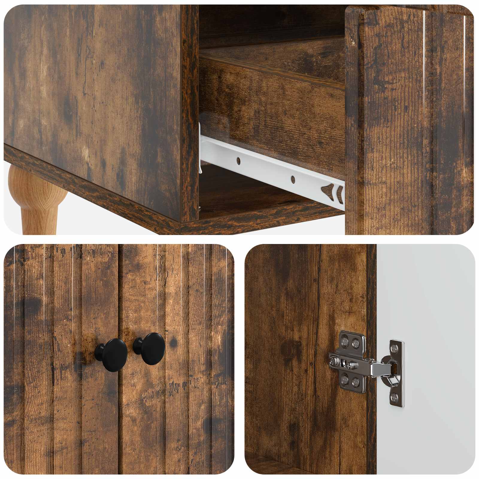 Kreveta Dimljeni hrast 66 x 34,5 x 95 cm Konstruirano drvo