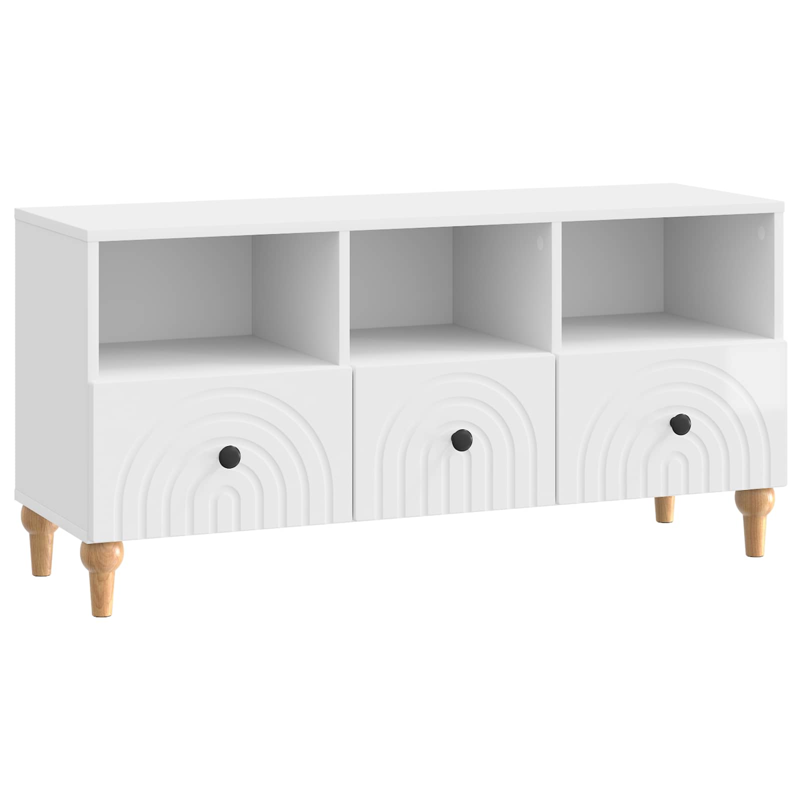 TV ormar Visoki Sjaj Bijeli 102 x 34,5 x 50 cm