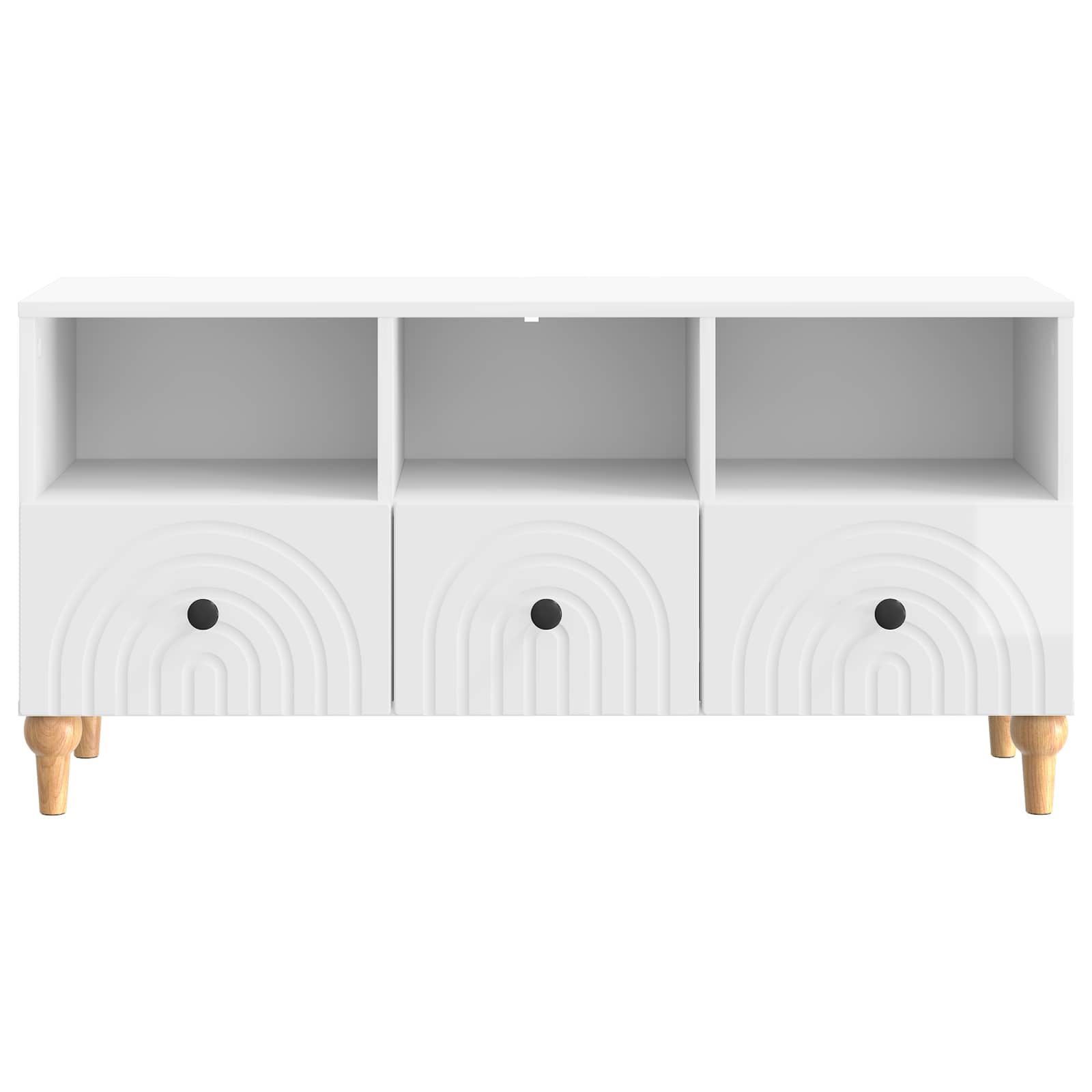 TV ormar Visoki Sjaj Bijeli 102 x 34,5 x 50 cm