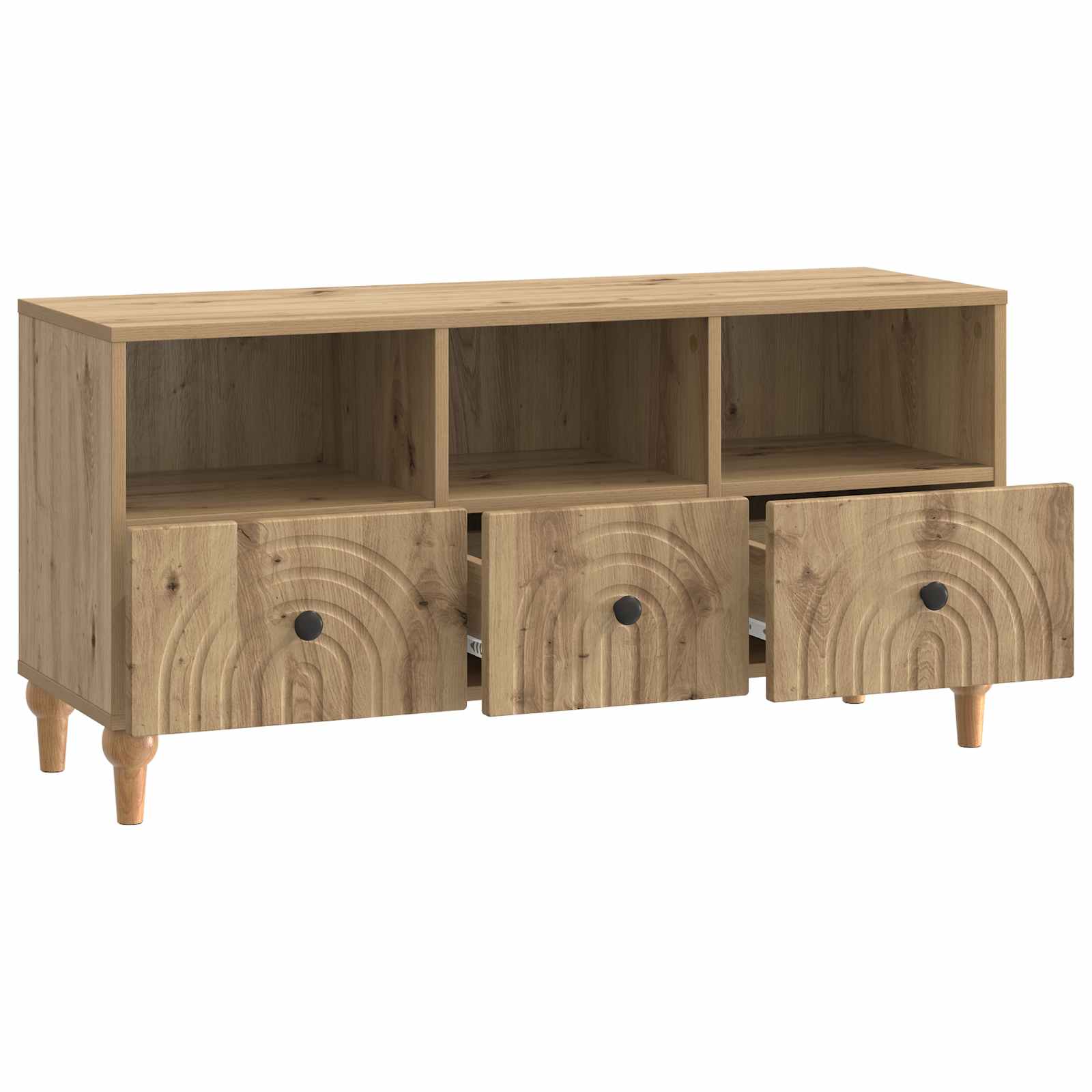 TV ormar Zanatski Hrast 102 x 34,5 x 50 cm Konstrukcijsko drvo