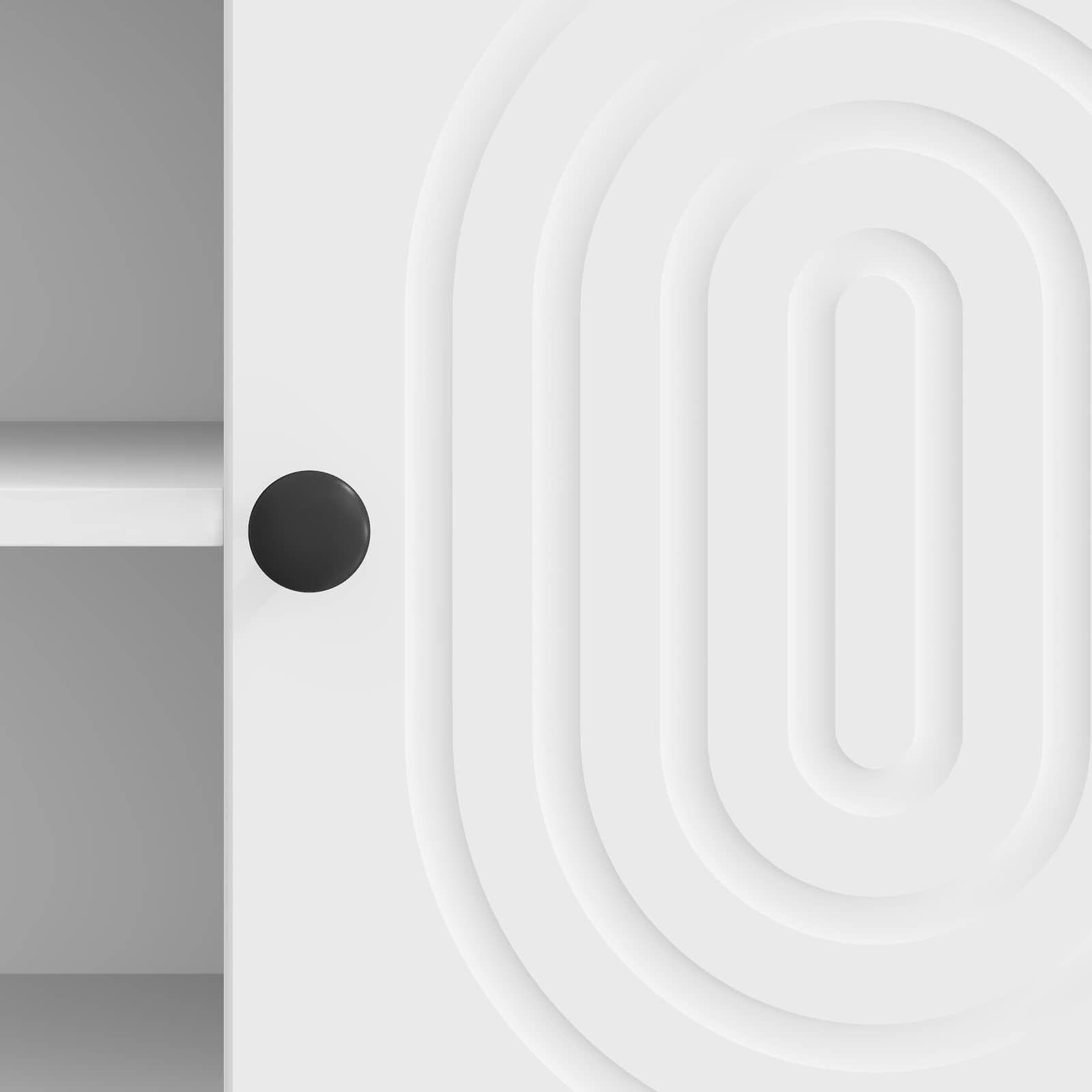 TV ormar Bijela visokog sjaja 102 x 34,5 x 50 cm