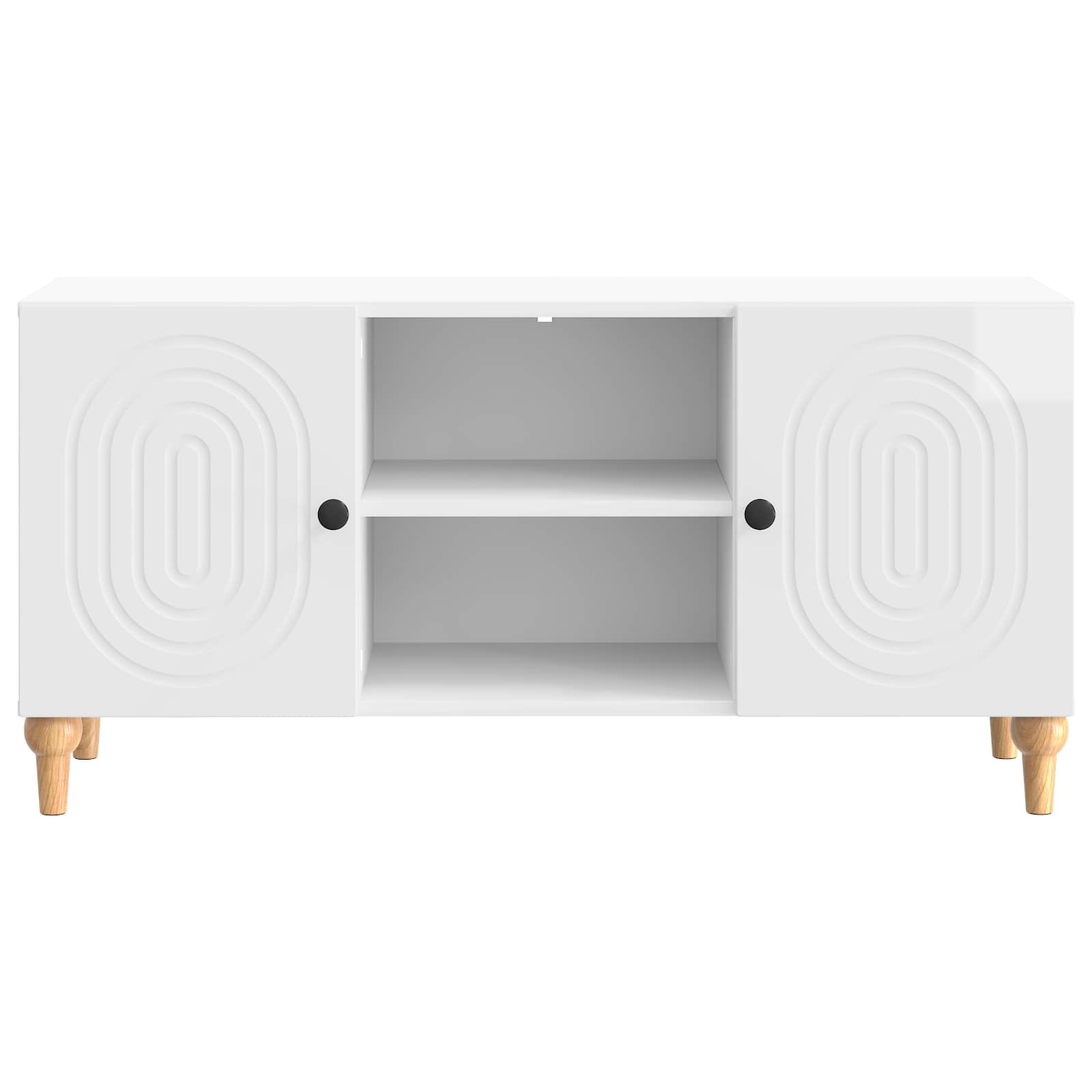 TV ormar Bijela visokog sjaja 102 x 34,5 x 50 cm