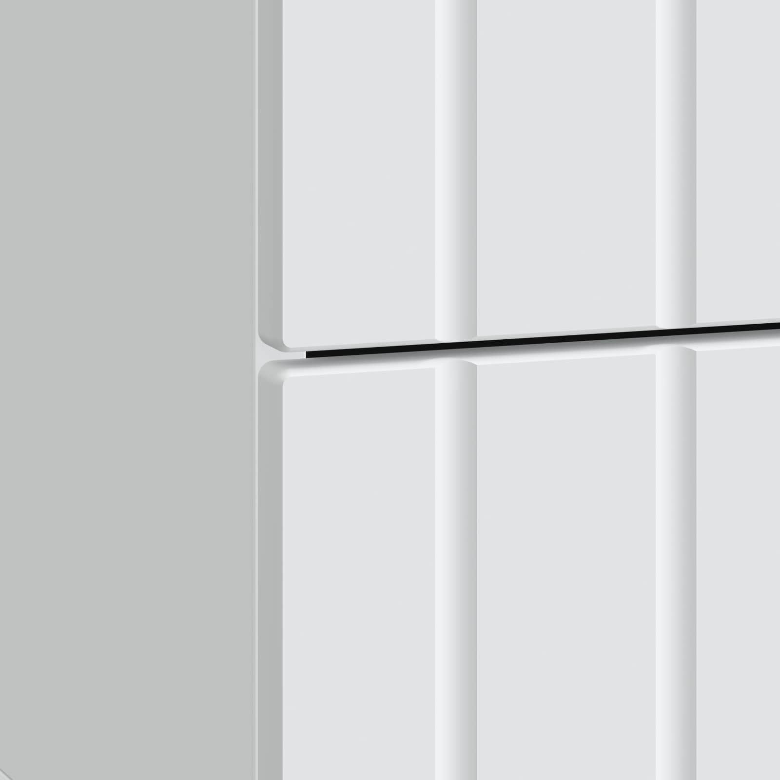 Noćni ormar 2 pcs Bijela 43 x 34,5 x 49,5 cm Konstruirano drvo