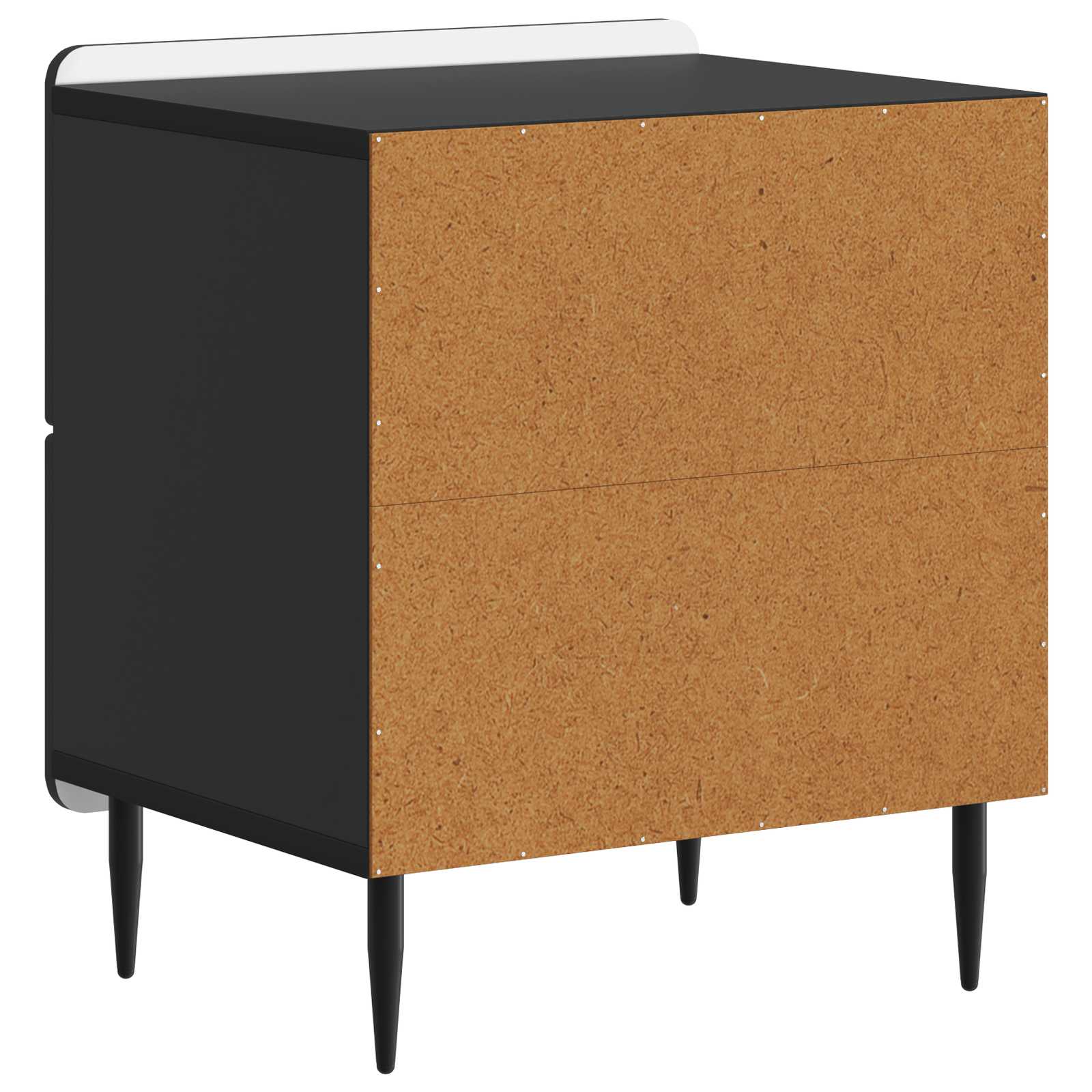 Noćni ormar Crna 43 x 34,5 x 49,5 cm Konstruirano drvo