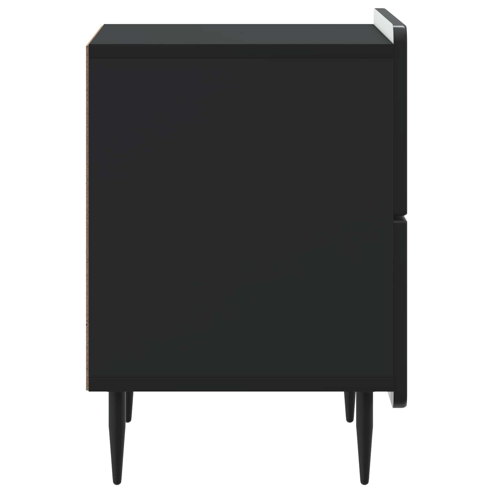 Noćni ormar Crna 43 x 34,5 x 49,5 cm Konstruirano drvo