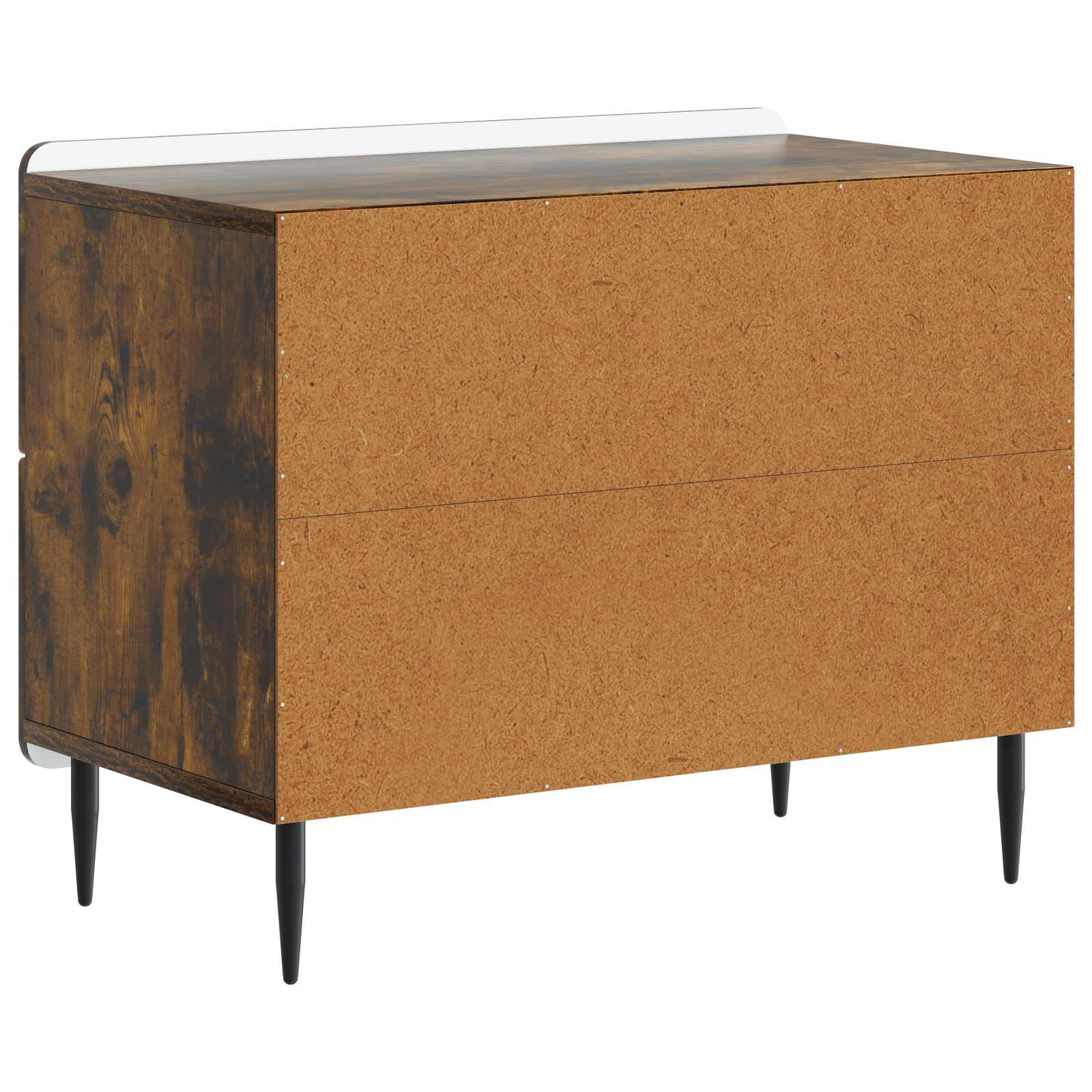 Noćni ormar s ladicama Dimljeni hrast 62 x 34,5 x 49,5 cm