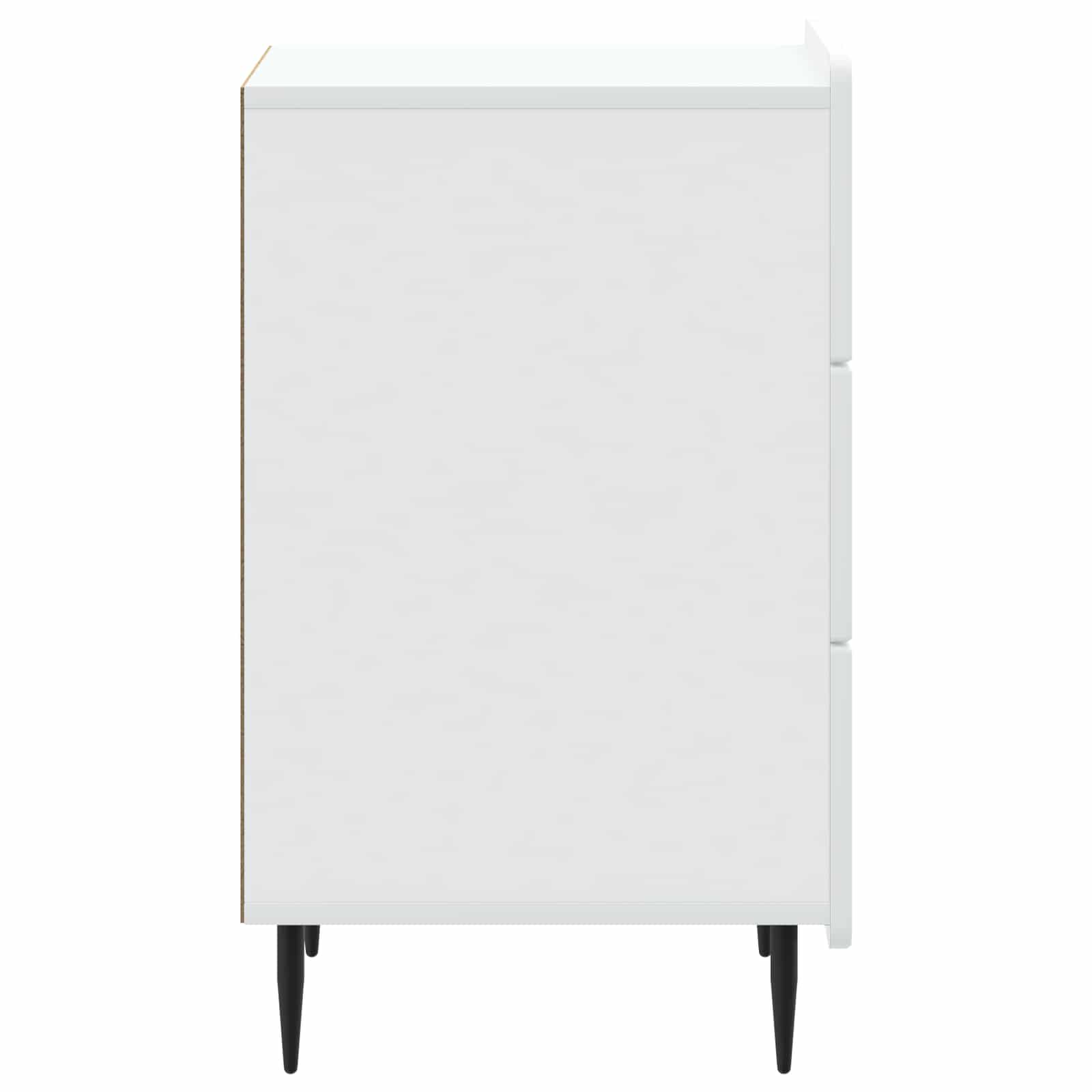 Noćni ormar s ladicama Bijela 43x 41 x 68 cm Konstruirano drvo