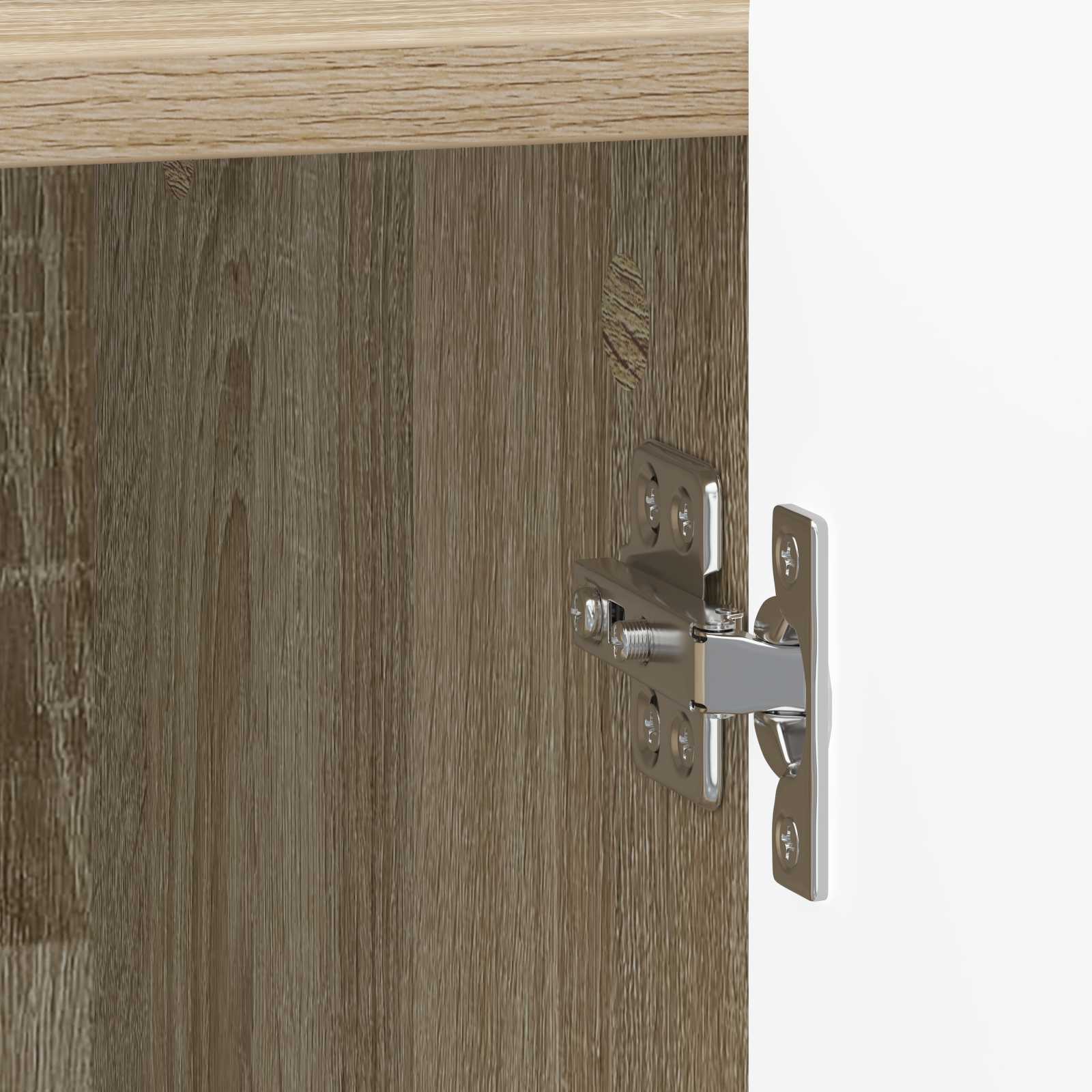 Noćni ormar 2 pcs Hrast sonoma 43 x 34,5 x 52 cm