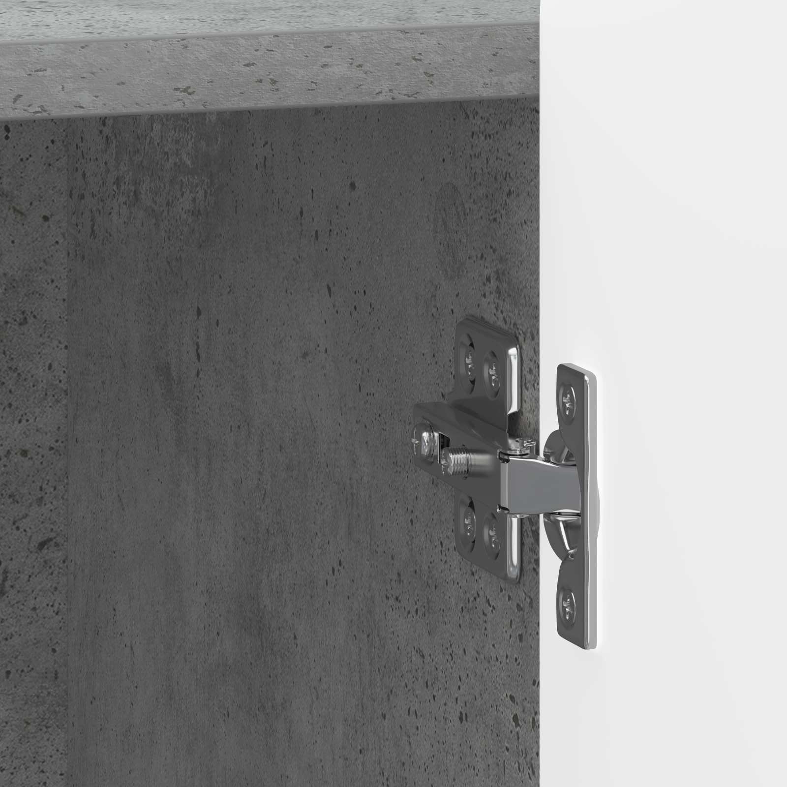 Noćni ormar Betonska siva 43 x 34,5 x 52 cm Konstruirano drvo