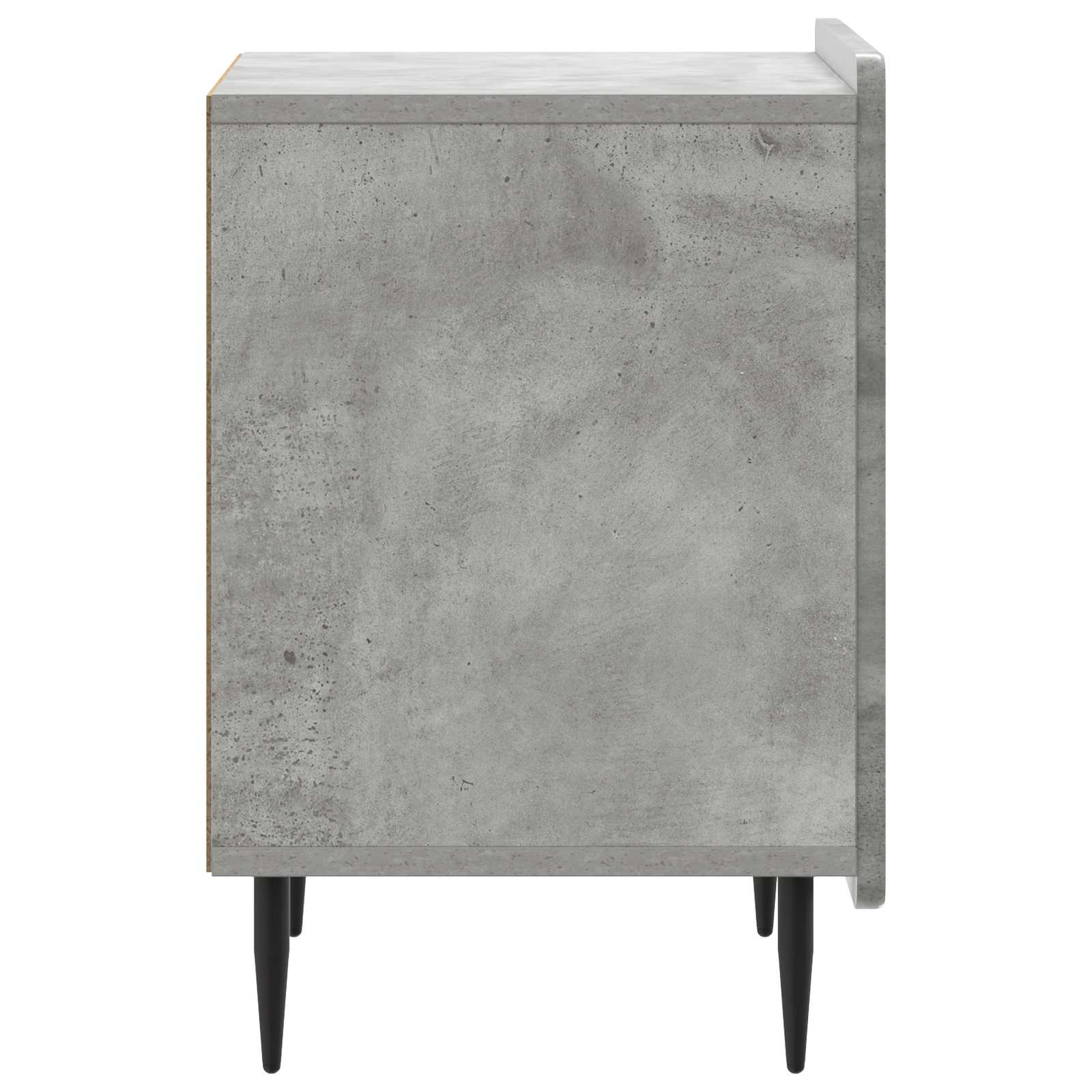 Noćni ormar Betonska siva 43 x 34,5 x 52 cm Konstruirano drvo