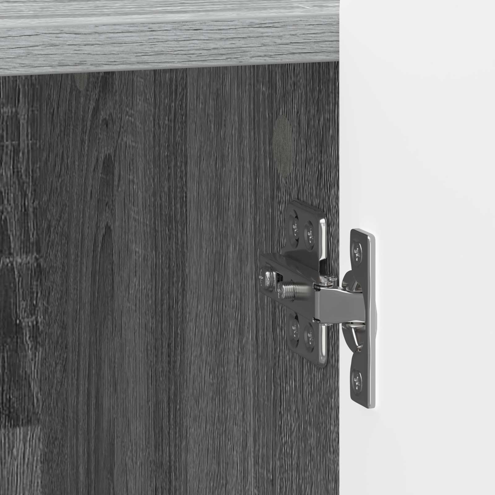 Noćni ormar 2 pcs Siva sonoma 43 x 34,5 x 52 cm
