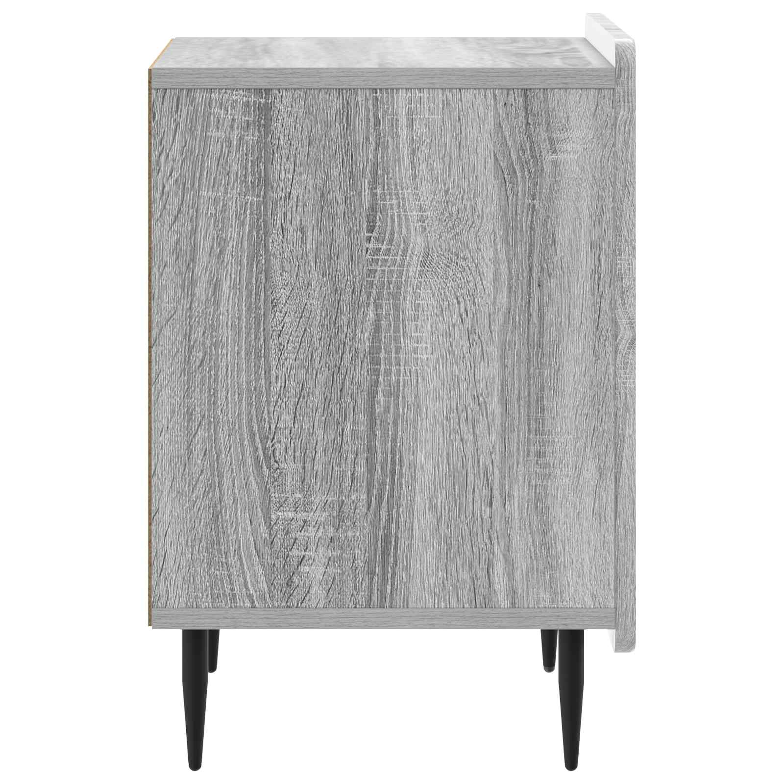 Noćni ormar 2 pcs Siva sonoma 43 x 34,5 x 52 cm