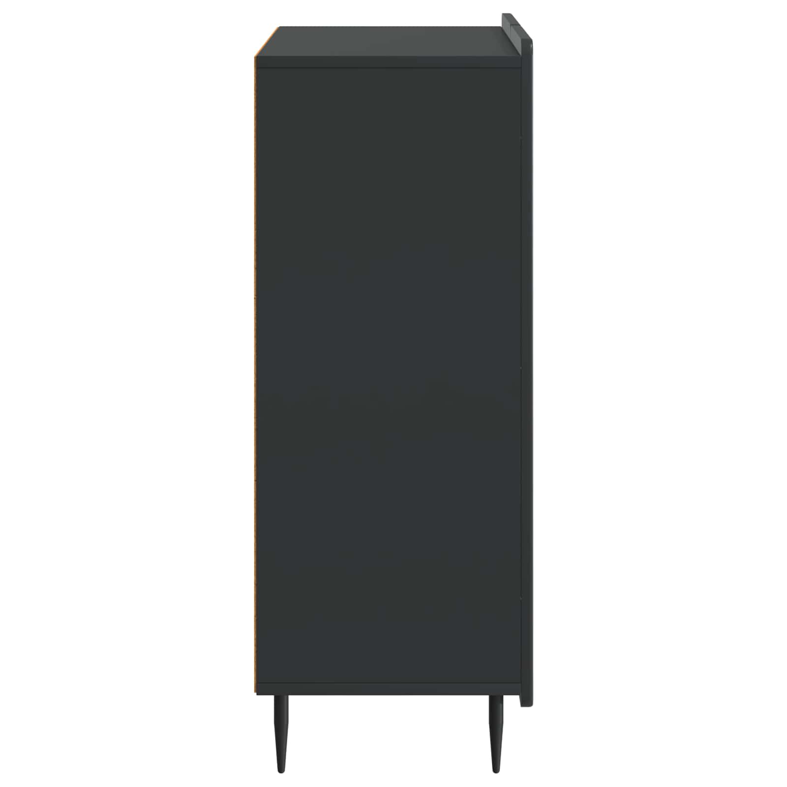 Kreveta Crna 66 x 34,5 x 92 cm Konstruirano drvo