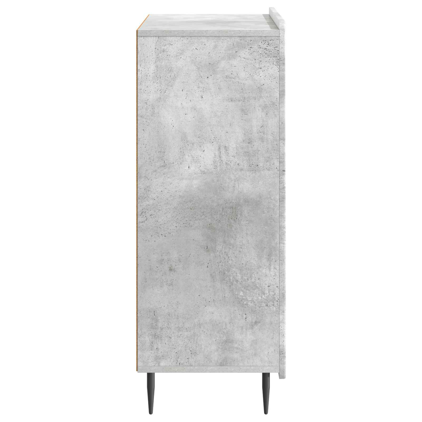 Kreveta Betonska siva 66 x 34,5 x 92 cm Konstruirano drvo