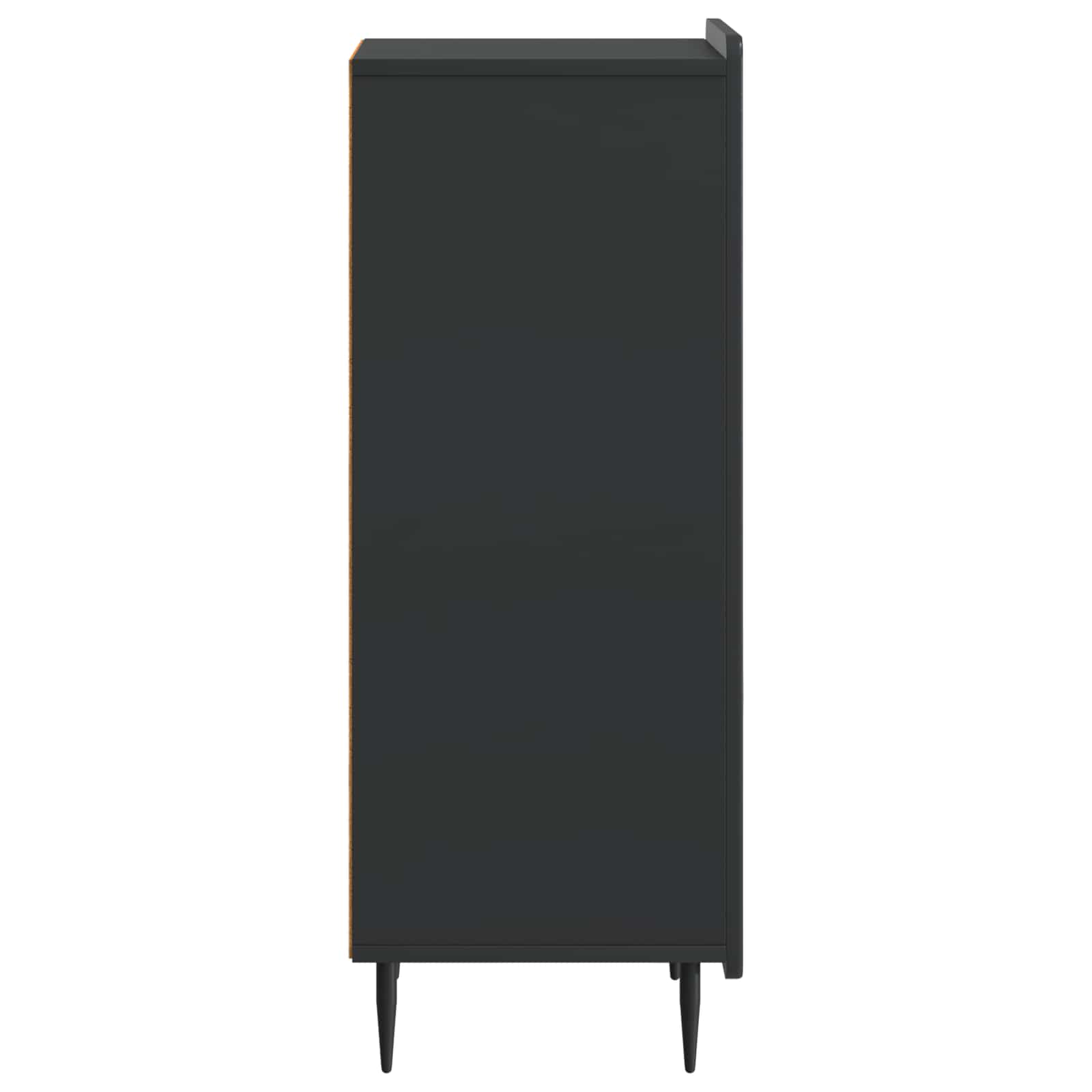 Kreveta Crna 34,5 x 33 x 92 cm Konstruirano drvo