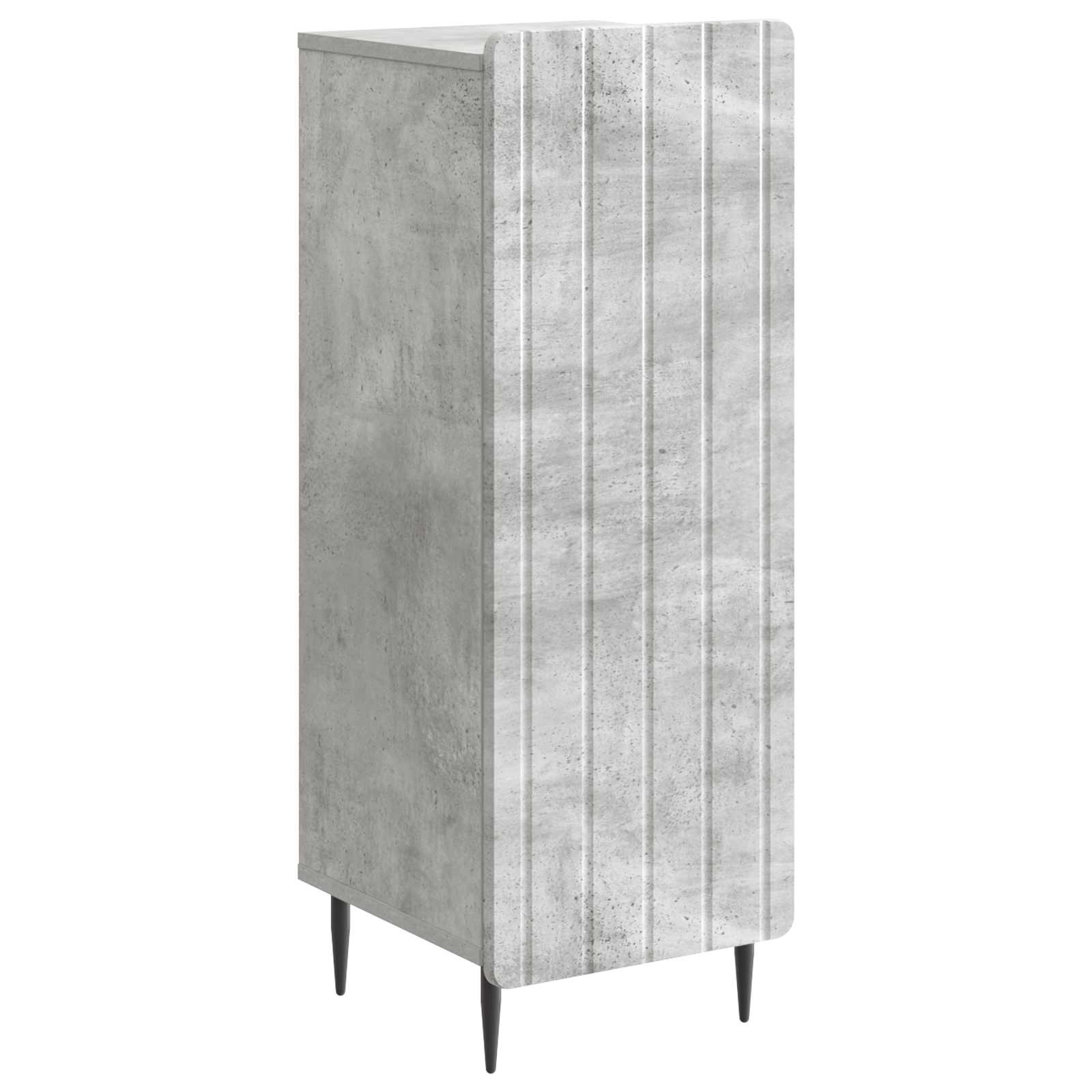 Kreveta Betonska siva 34,5 x 33 x 92 cm Konstruirano drvo