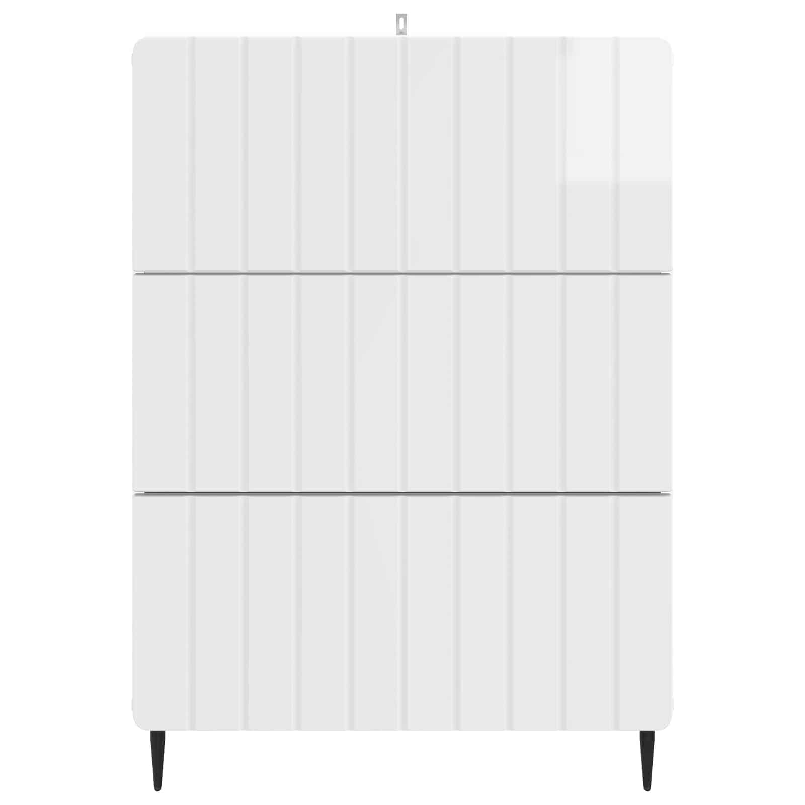 Ormar s ladicama Bijela visokog sjaja 66 x 34,5 x 92 cm