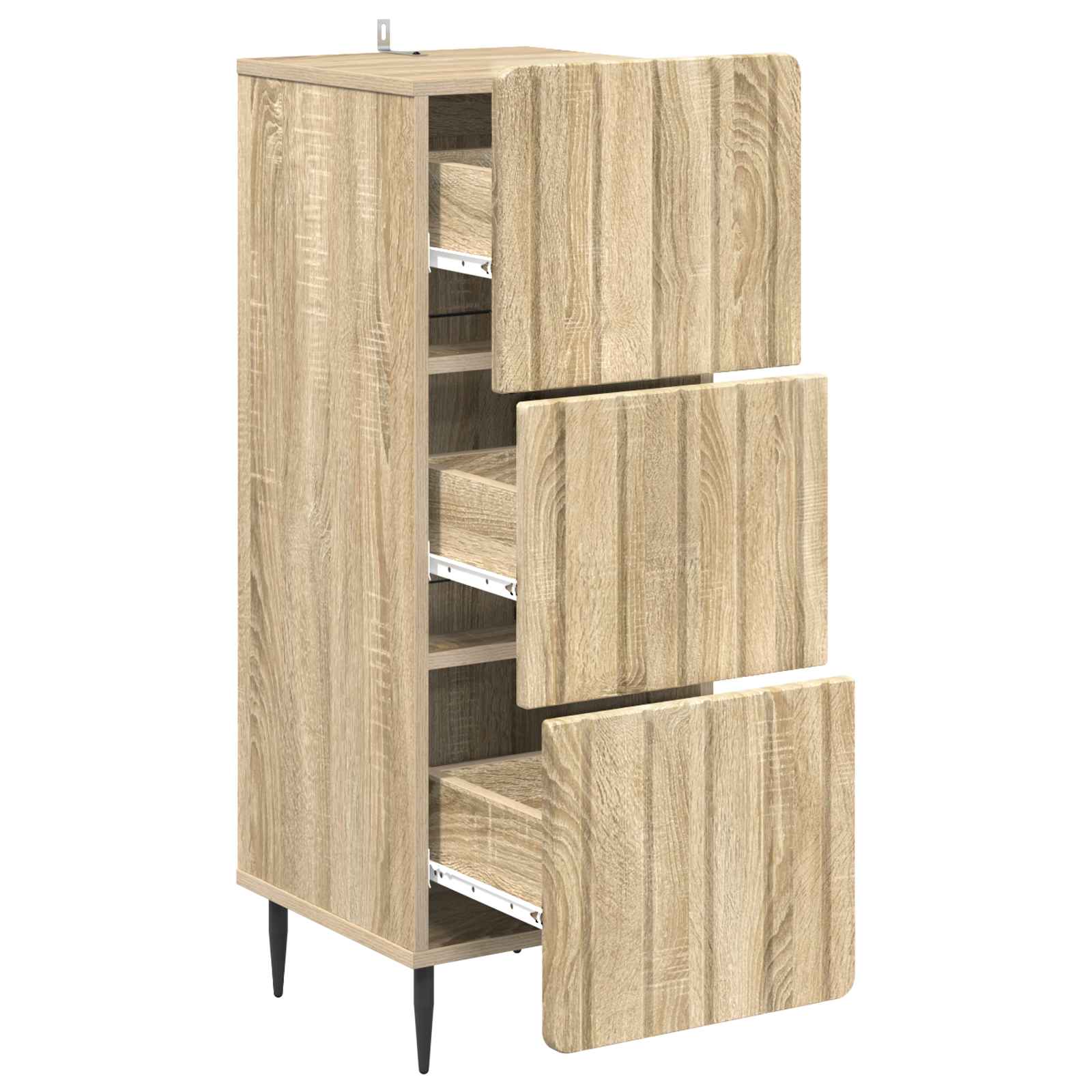 Ormar s ladicama Hrast sonoma 33 x 34,5 x 92 cm
