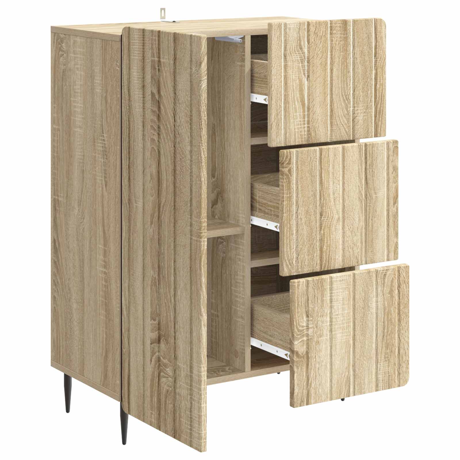Kreveta Hrast sonoma 66 x 34,5 x 91,5 cm Konstruirano drvo