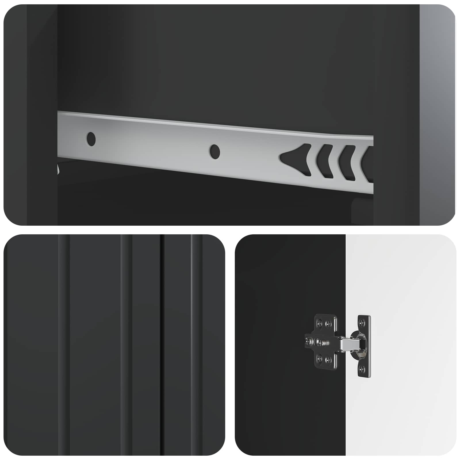 Kreveta s ladicama Crna 66 x 34,5 x 92 cm Konstruirano drvo