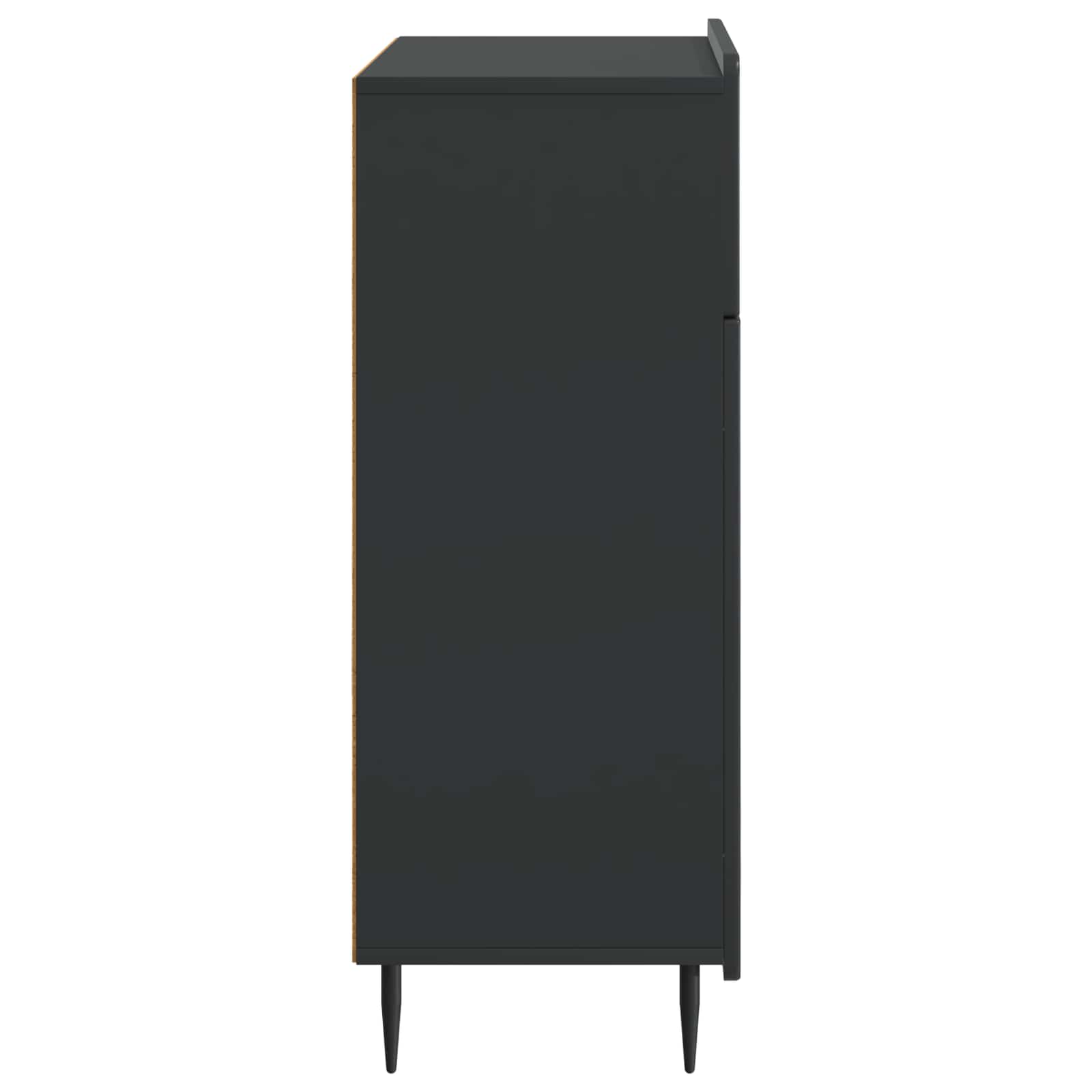 Kreveta s ladicama Crna 66 x 34,5 x 92 cm Konstruirano drvo