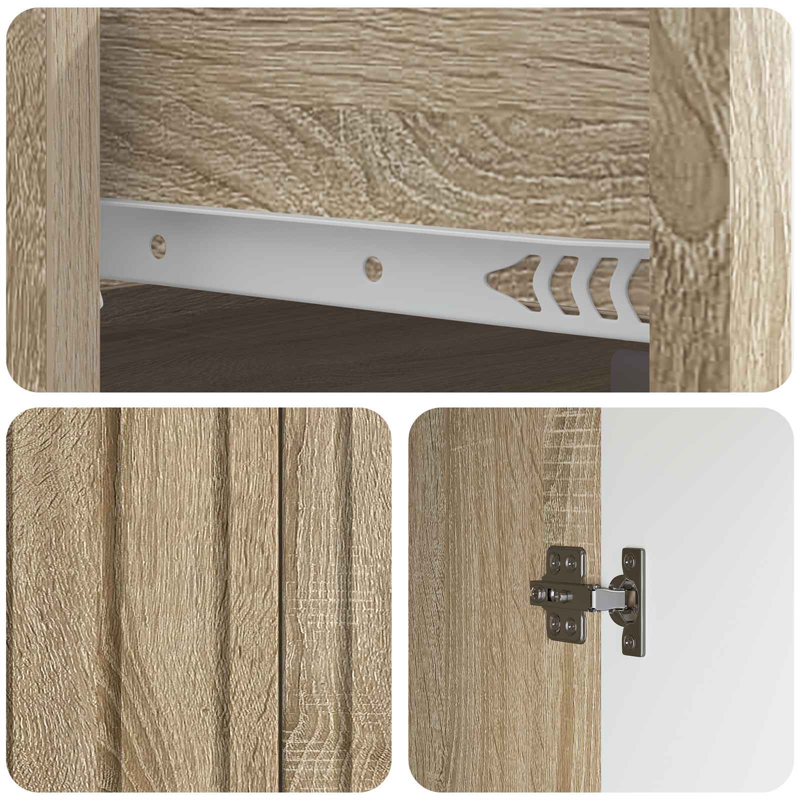 Kreveta Hrast sonoma 66 x 34,5 x 92 cm Konstruirano drvo